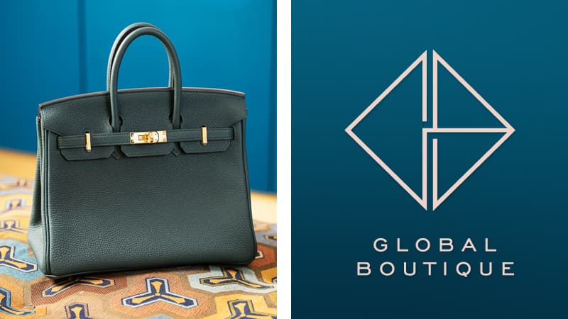 A genuine Hermès Birkin bag availabe from Global Boutqie