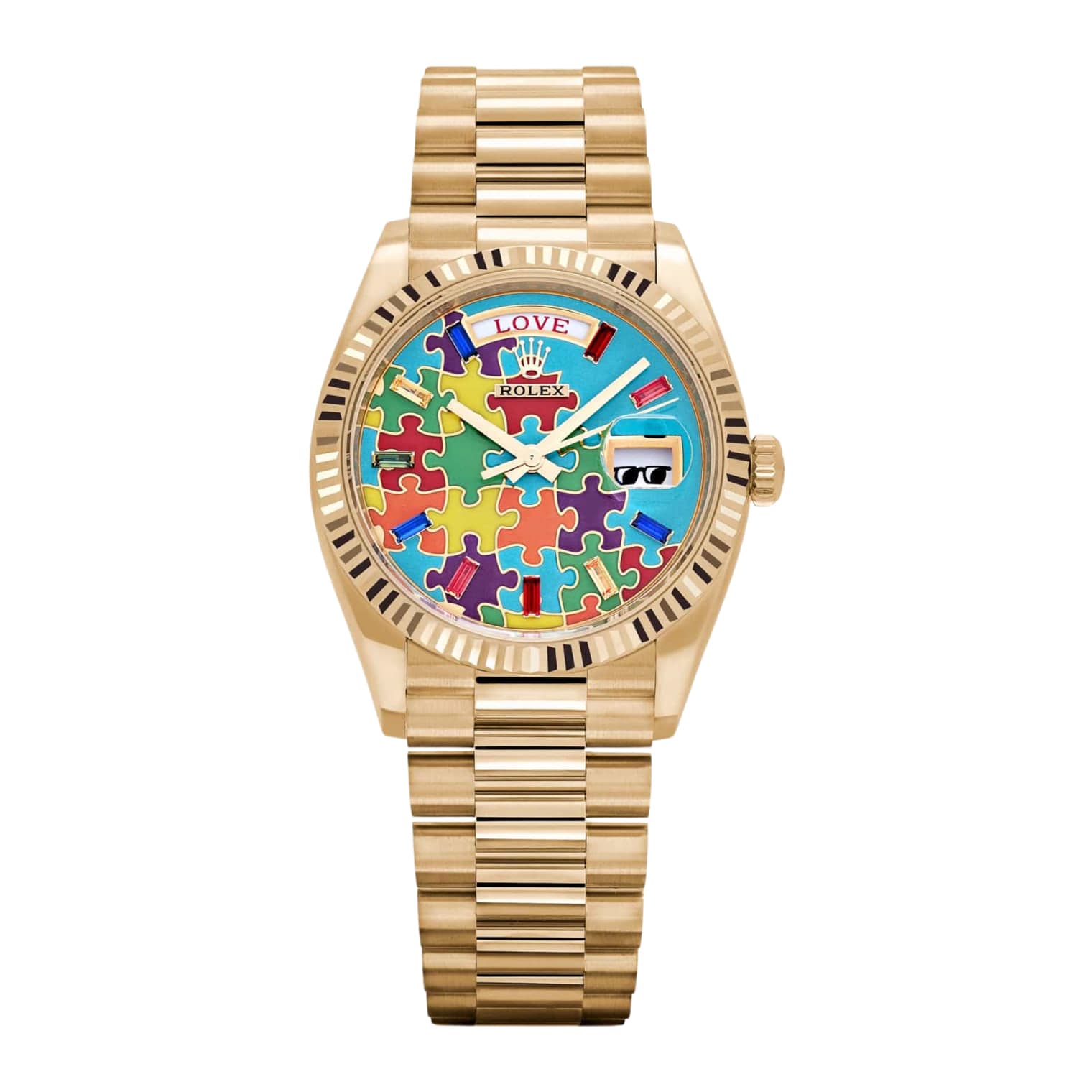 Rolex Day-Date Puzzle Dial Ref. 128238 · Yellow Gold · 36mm