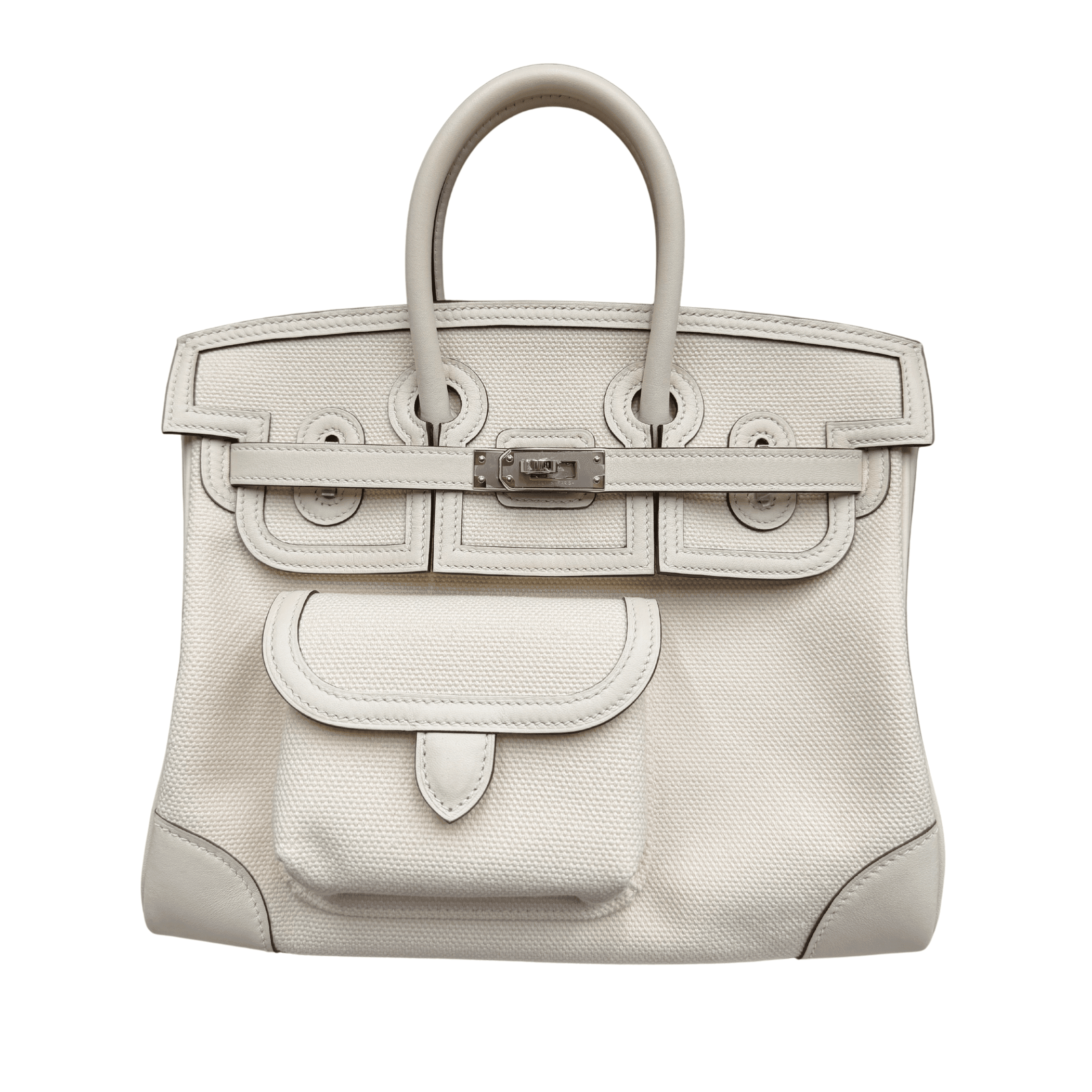 Hermès Birkin 25 Cargo/Swift Nata Swift · Nata · Palladium hardware