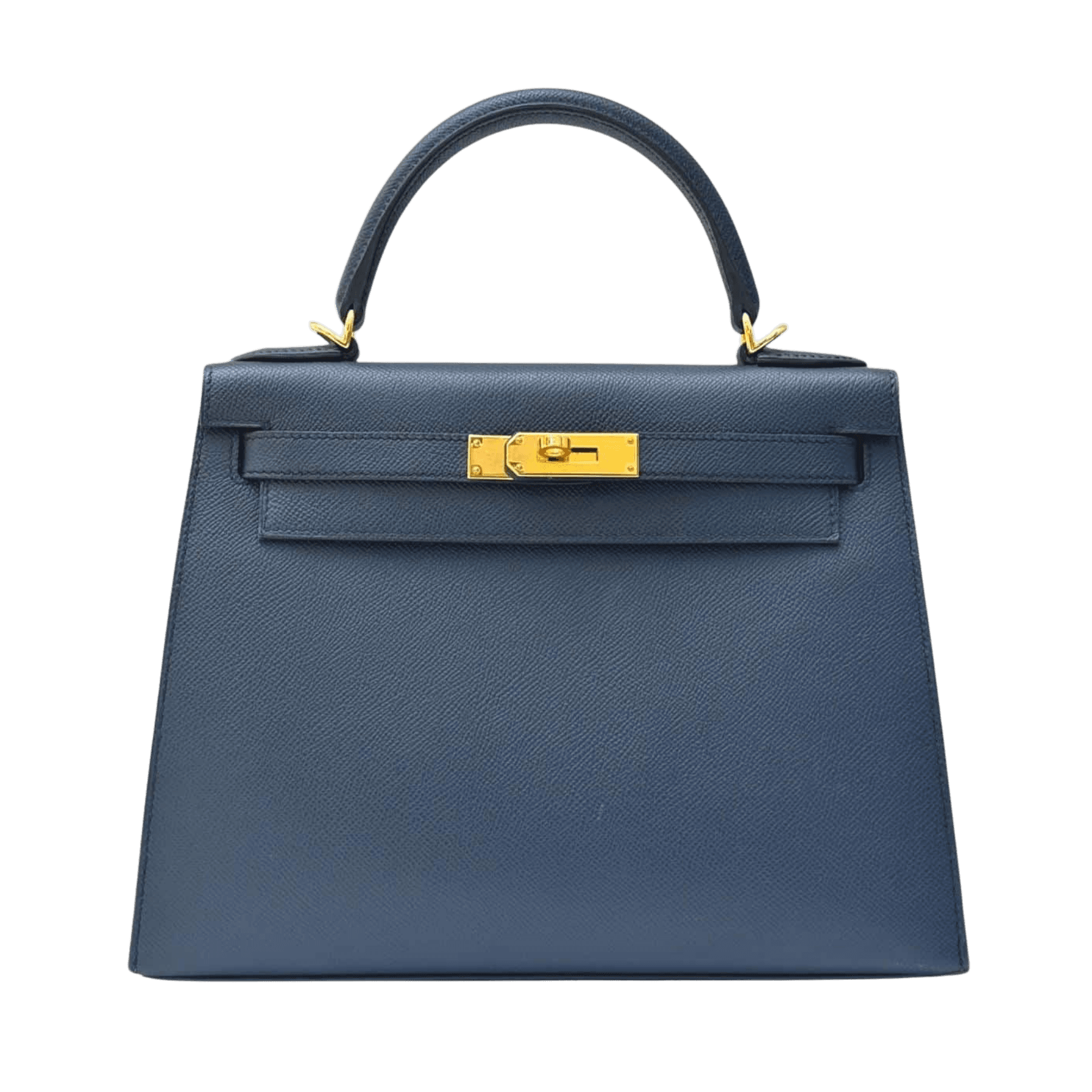 Hermès Kelly 28 Epsom Indigo Epsom · Bleu Indigo · Gold hardware