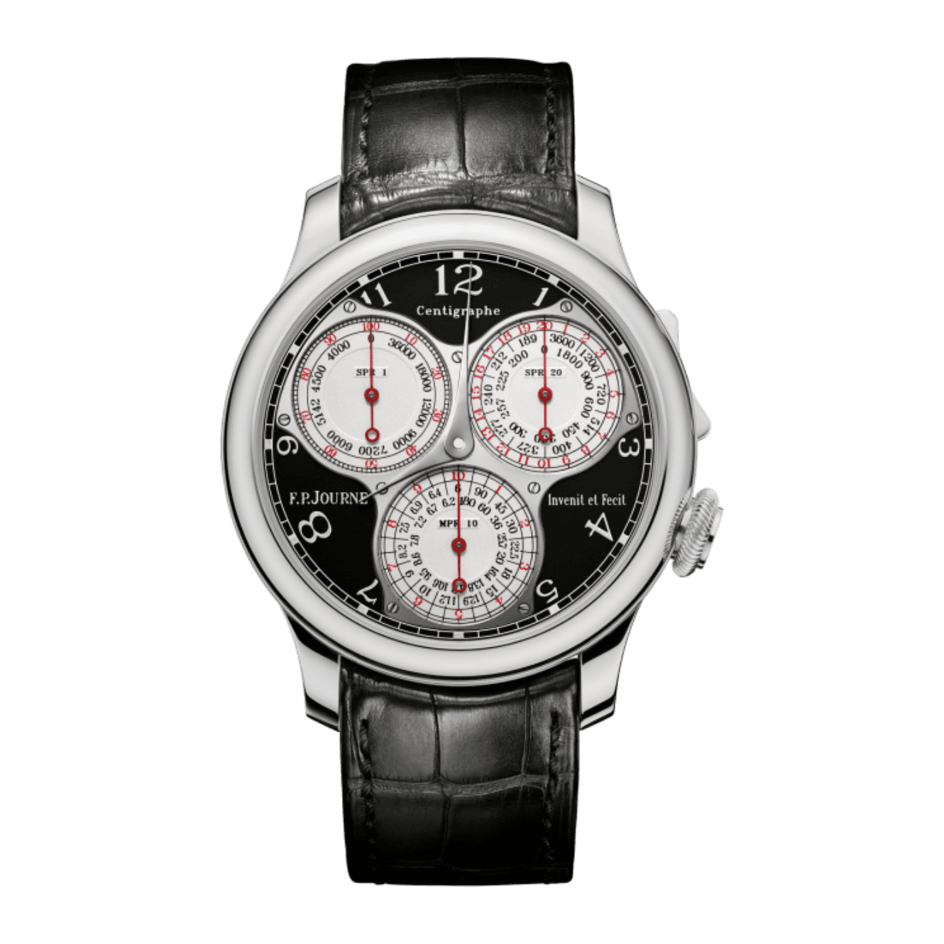F.P.Journe Centigraphe Souverain Black Label Ref. CT · Platinum · 40mm