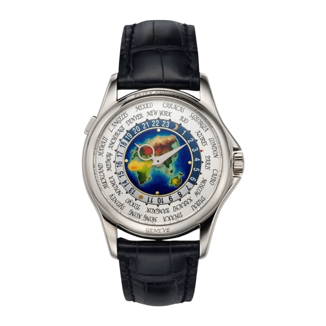Patek Philippe World Time Enamel Ref. 5131G-001 · White Gold · 39.5mm