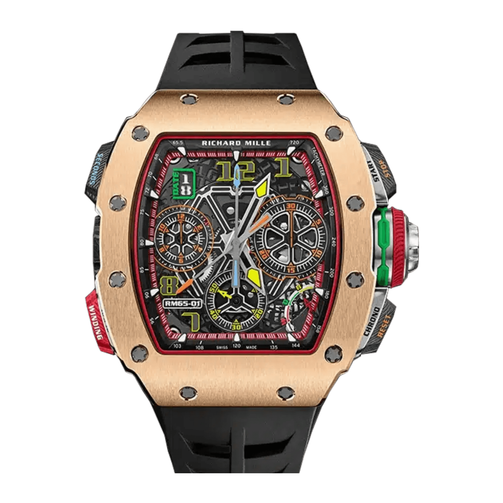 Richard Mille RM65-01 Ref. RM65-01 · Rose Gold · 44.5mm x 49.94mm