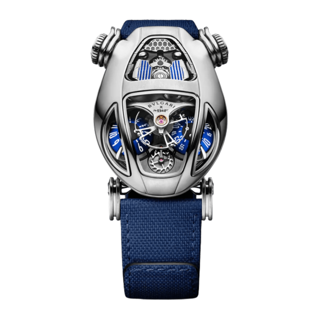 MB&F X Bvlgari Serpenti Ref. 101.TL.BU · Titanium · 53x39x18cm
