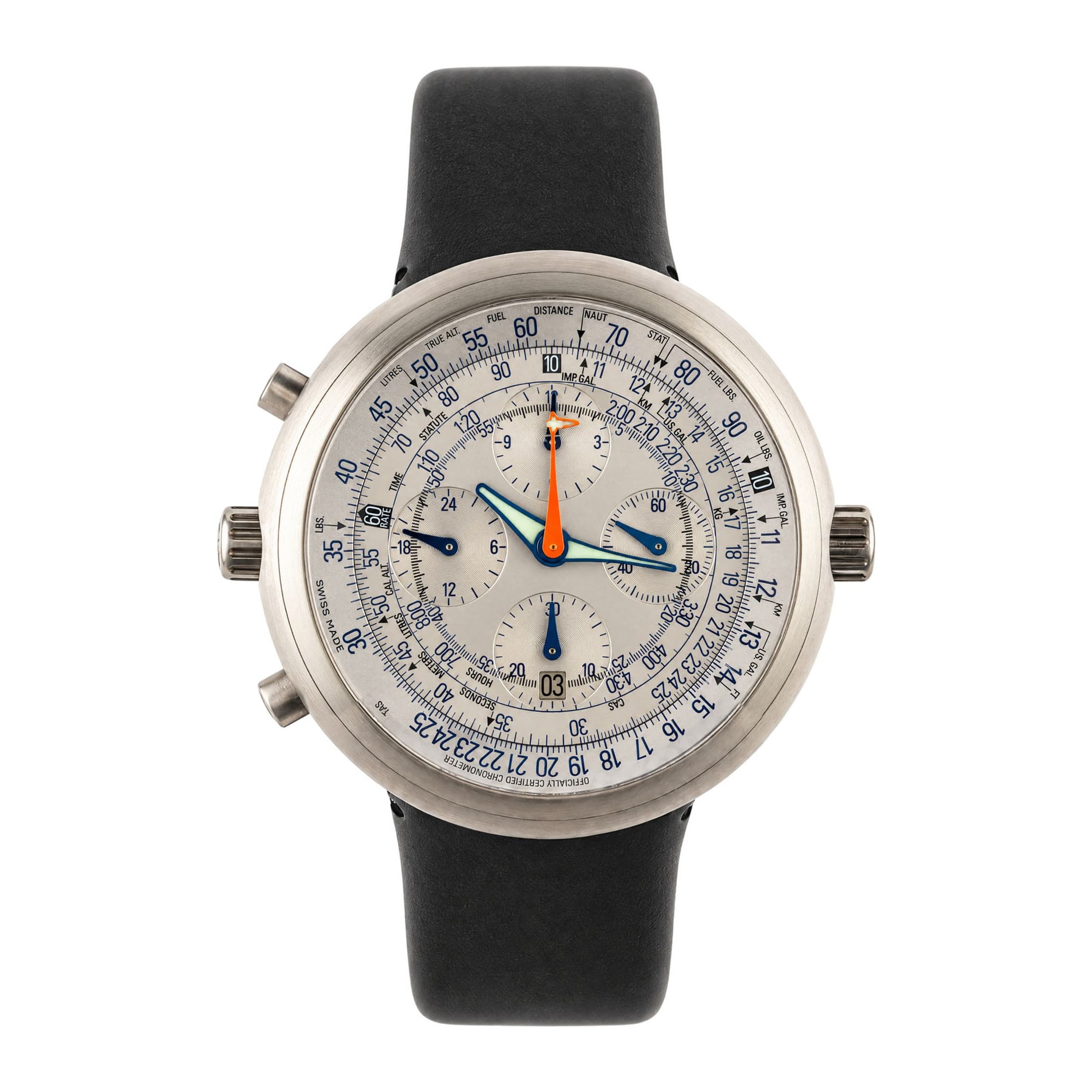 Ikepod Megapode Chronograph MCT33 Titanium · 44mm
