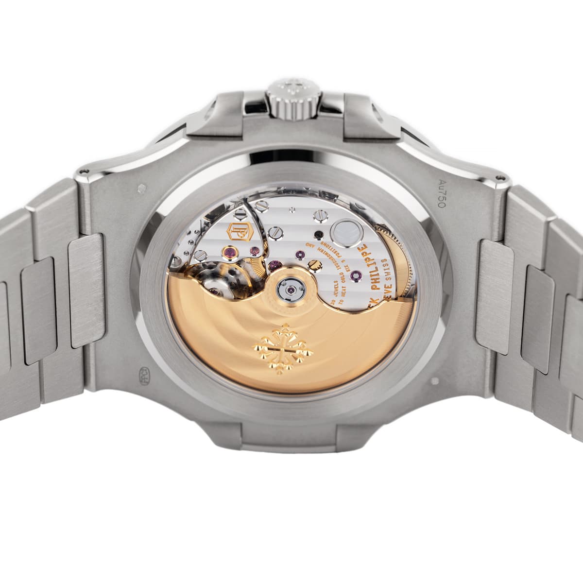 Back view of the Patek Philippe Nautilus 5711/1A with 40mm steel case