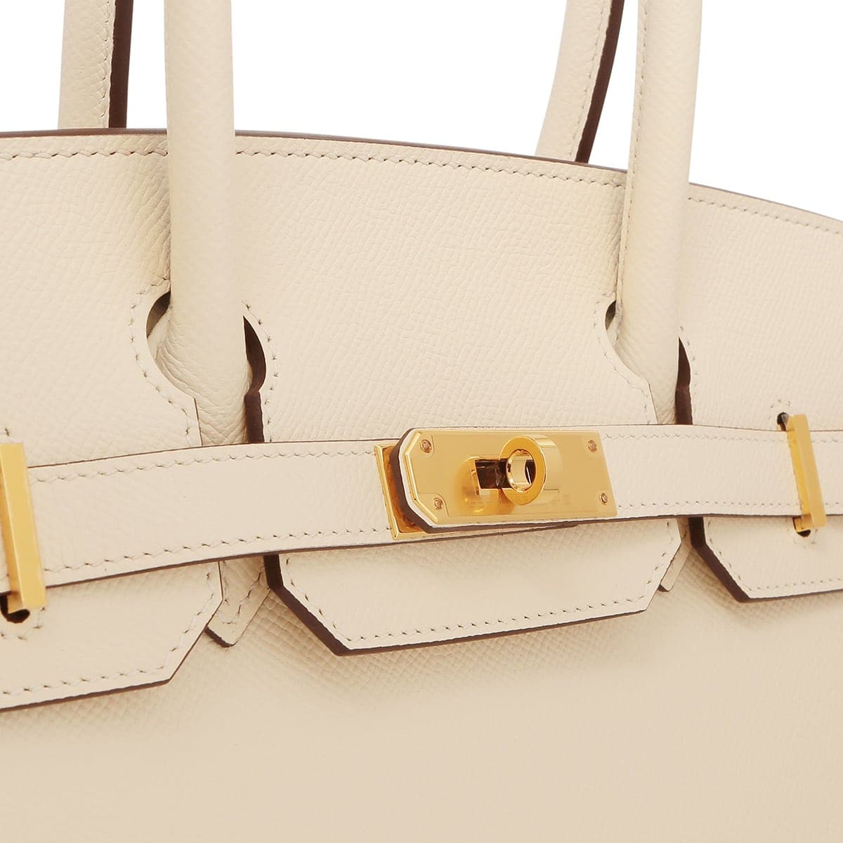 Hermes Birkin 35 handbag in epsom nata with gold hardware