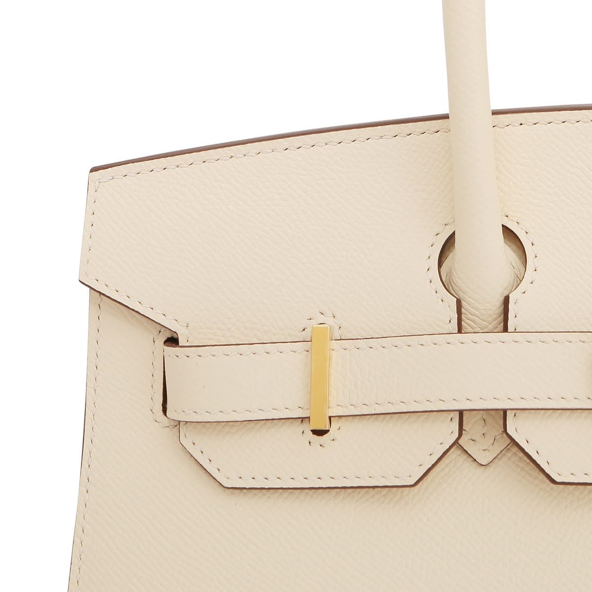 Hermes Birkin 35 handbag in epsom nata with gold hardware
