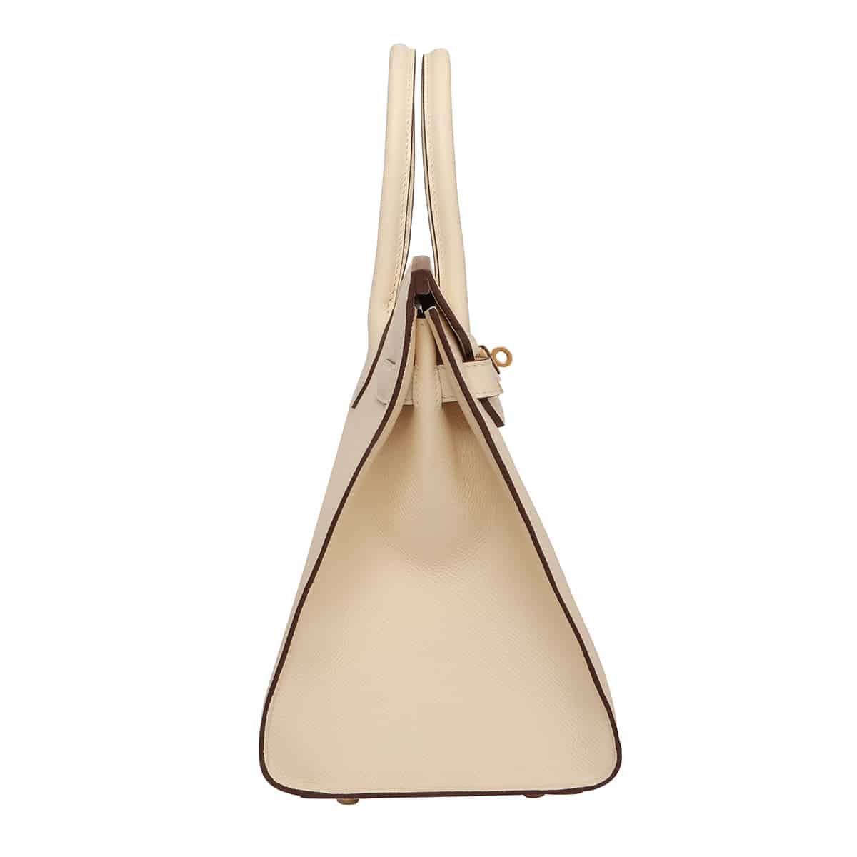 Hermes Birkin 35 handbag in epsom nata with gold hardware