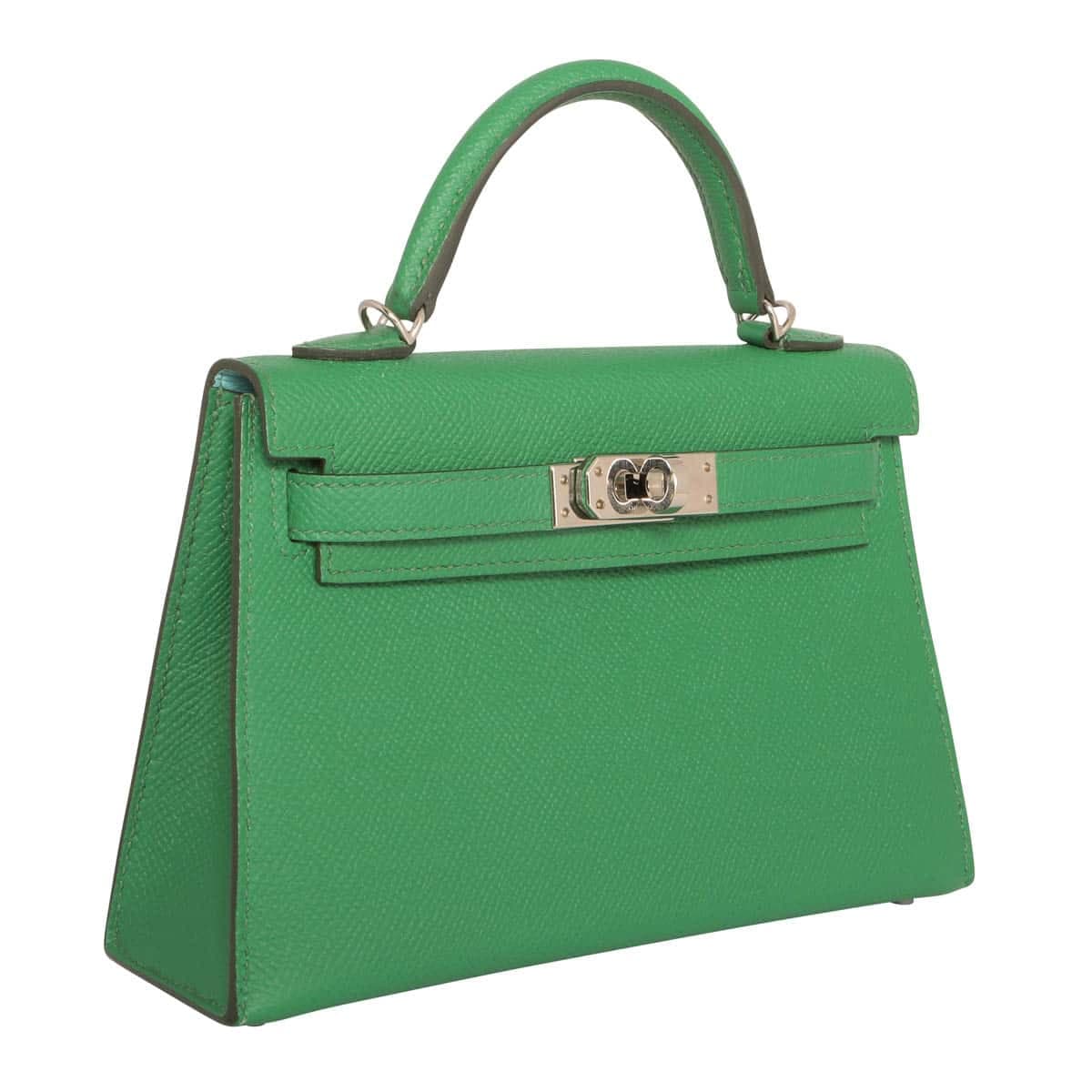 Hermes Kelly mini in cactus