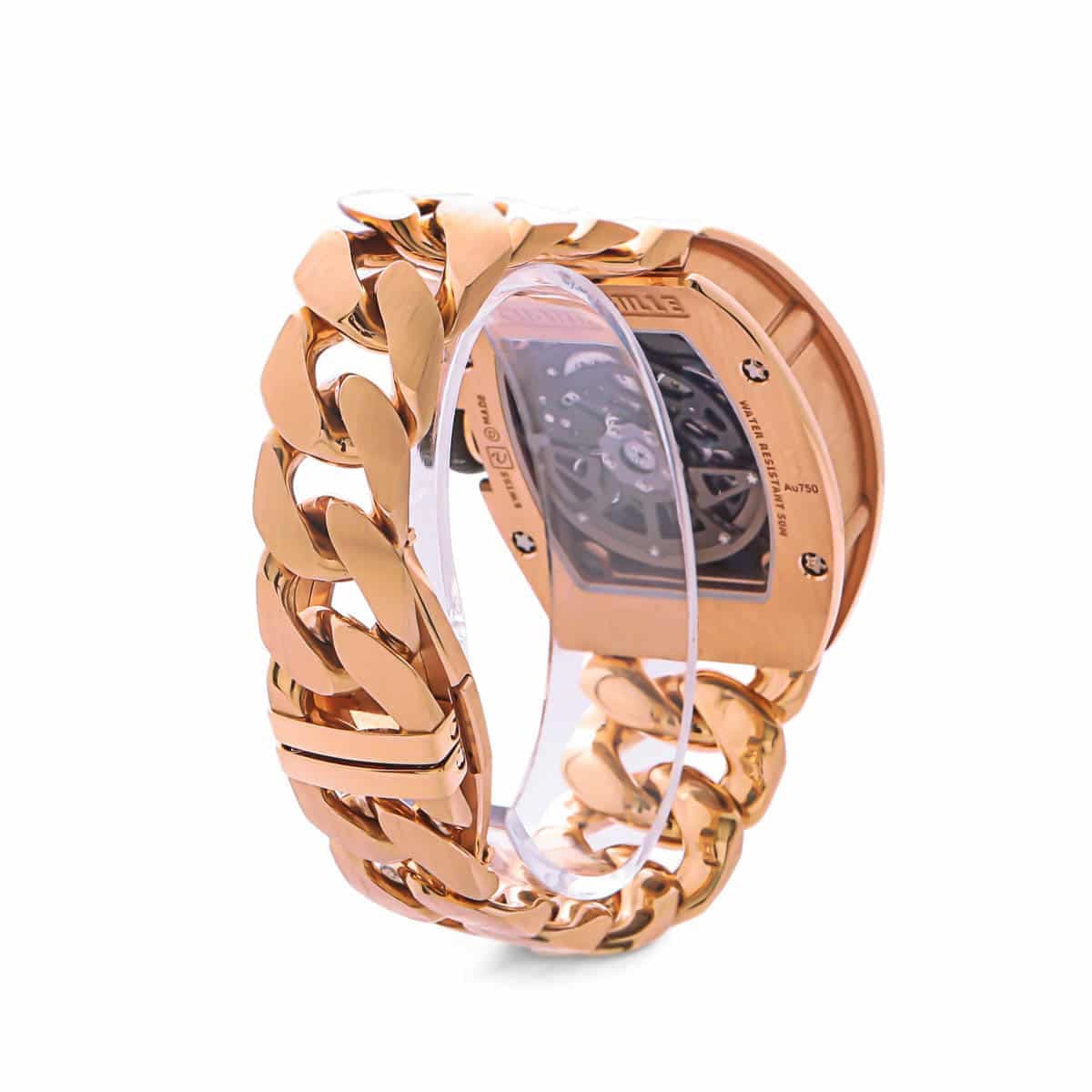 Richard Mille rose gold cuban bracelet