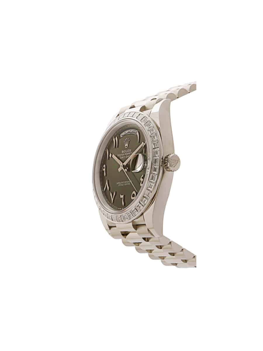 rolex-day-date-platinum-40mm-arabic-dial-baguette-228396tbr-crown