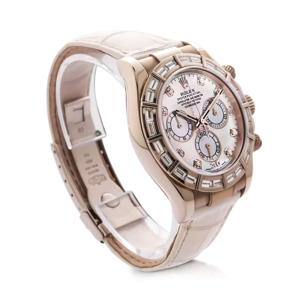 rolex-daytona-white-gold-40mm-mother-of-pearl-dial-baguette-bezel-116589br-side