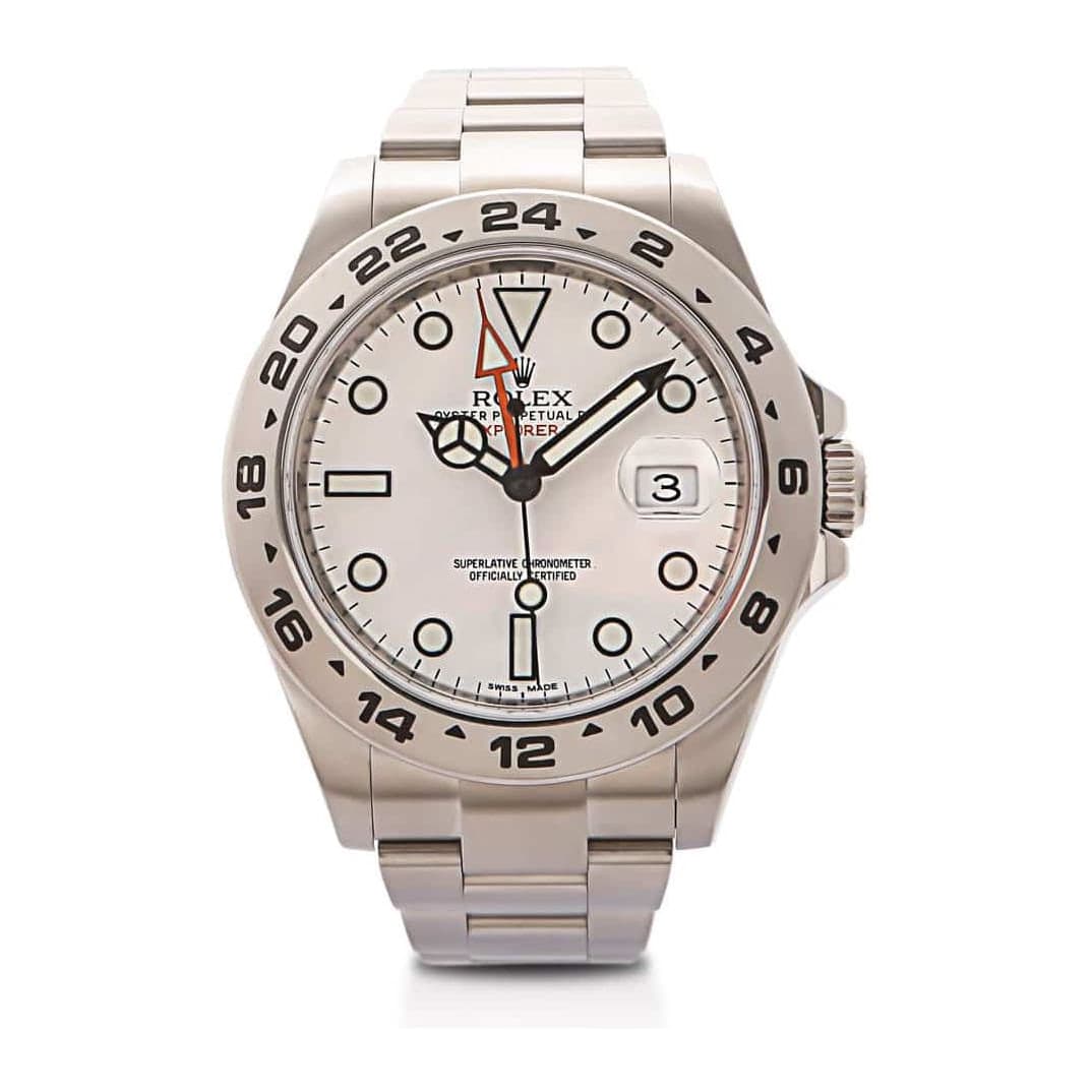 Rolex Explorer II White Dial Ref. 216570 · Steel · 42mm