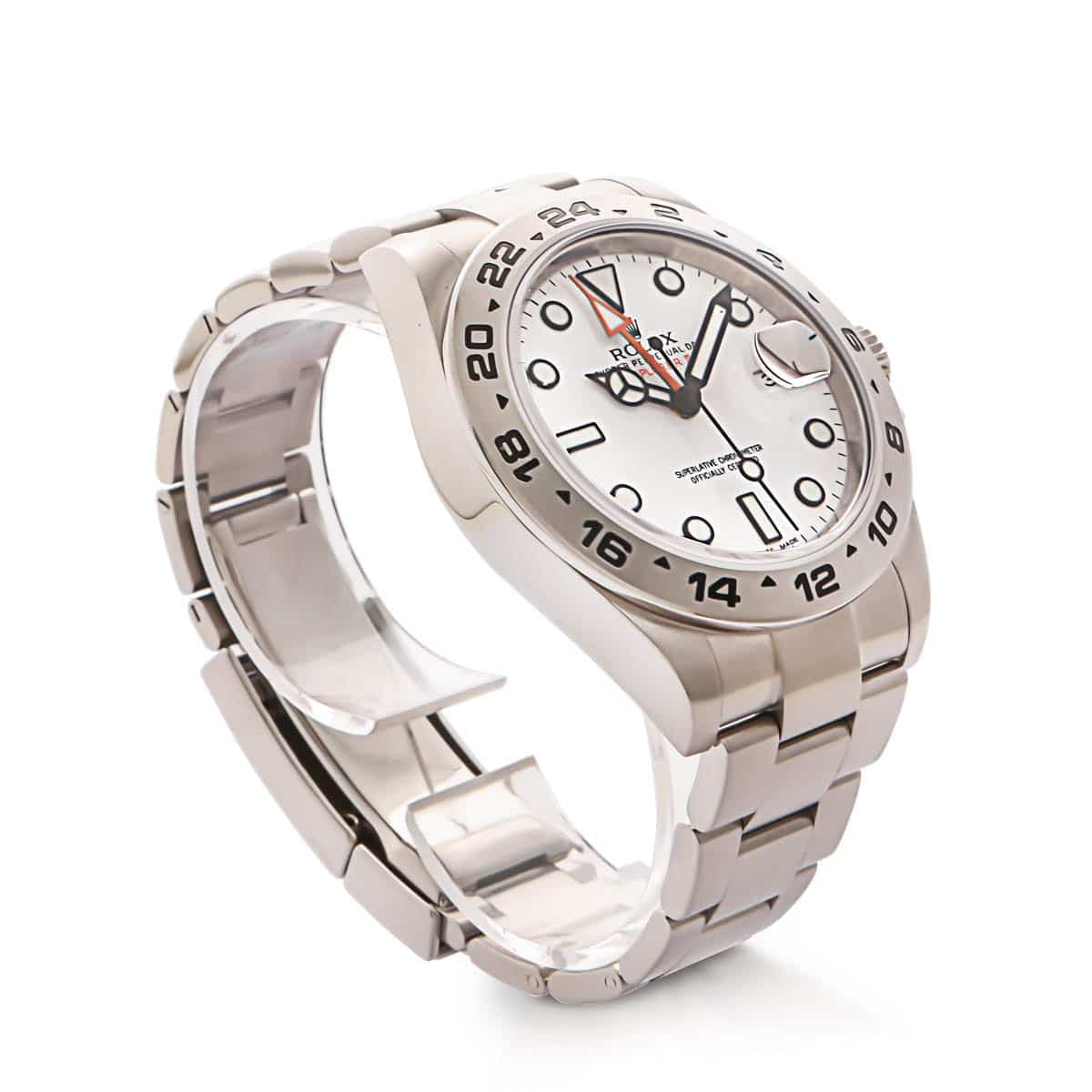 rolex-explorer-II-steel-42mm-white-dial-216570-side
