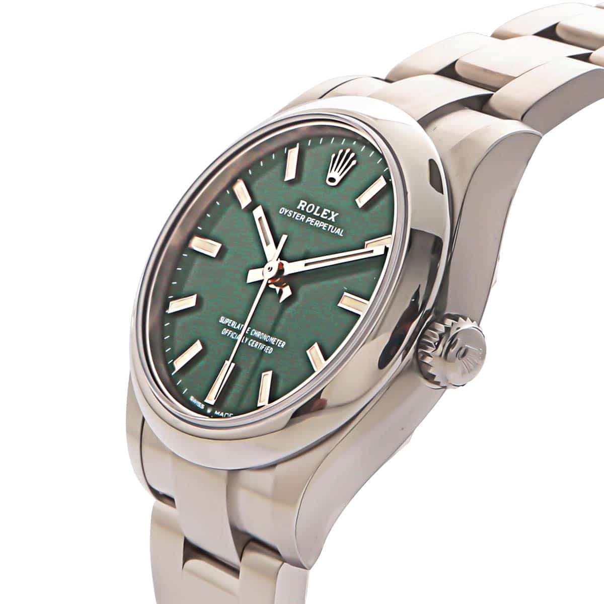rolex-oyster-perpetual-31mm-green-dial-277200-crown