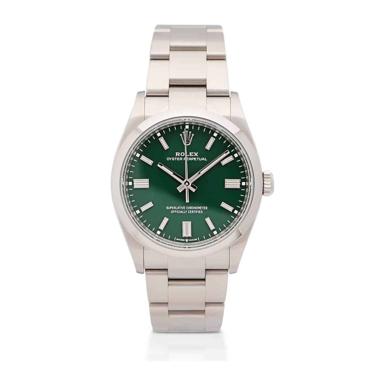Rolex Oyster Perpetual 31mm Green Dial Ref. 277200 · Oystersteel · 31mm