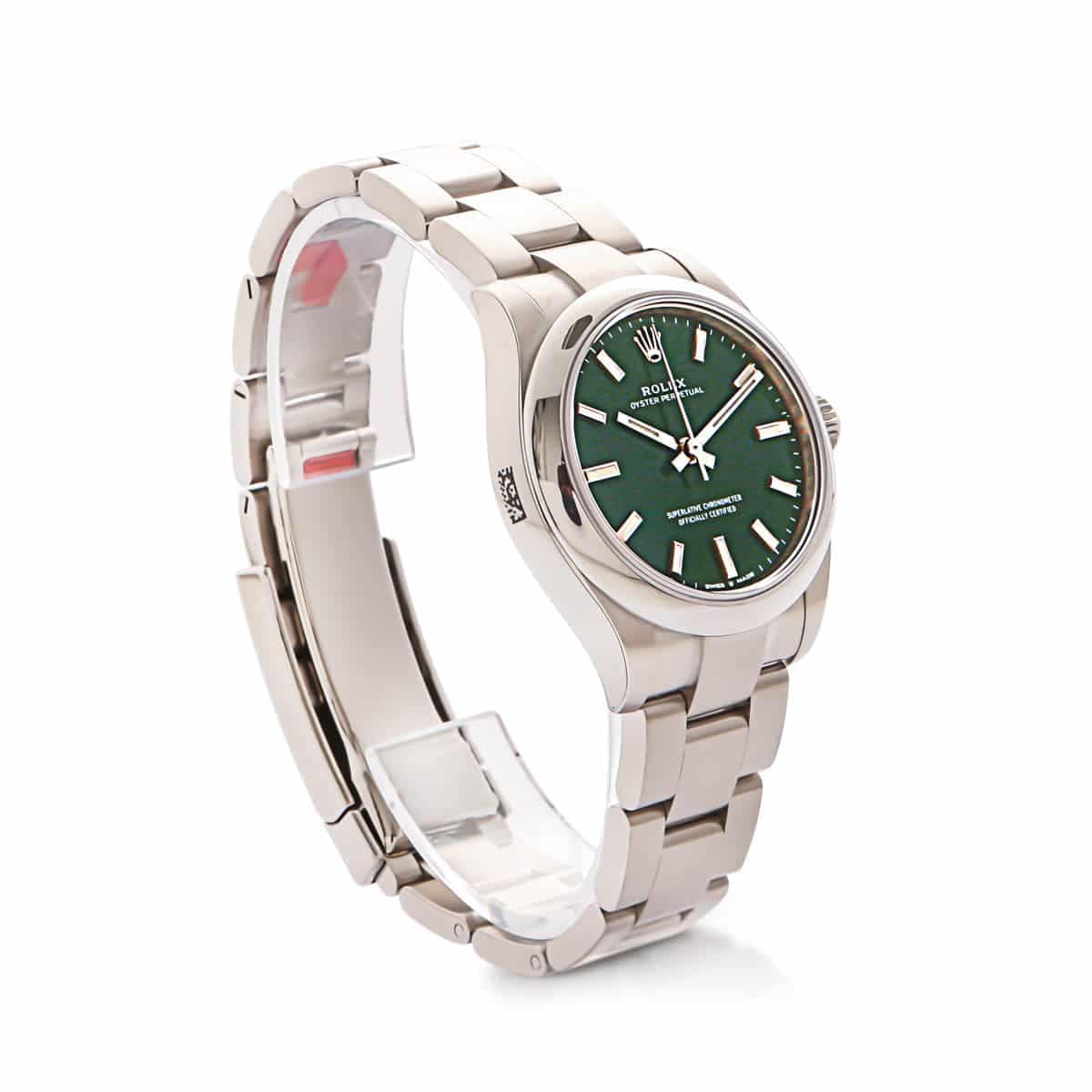 rolex-oyster-perpetual-31mm-green-dial-277200-side