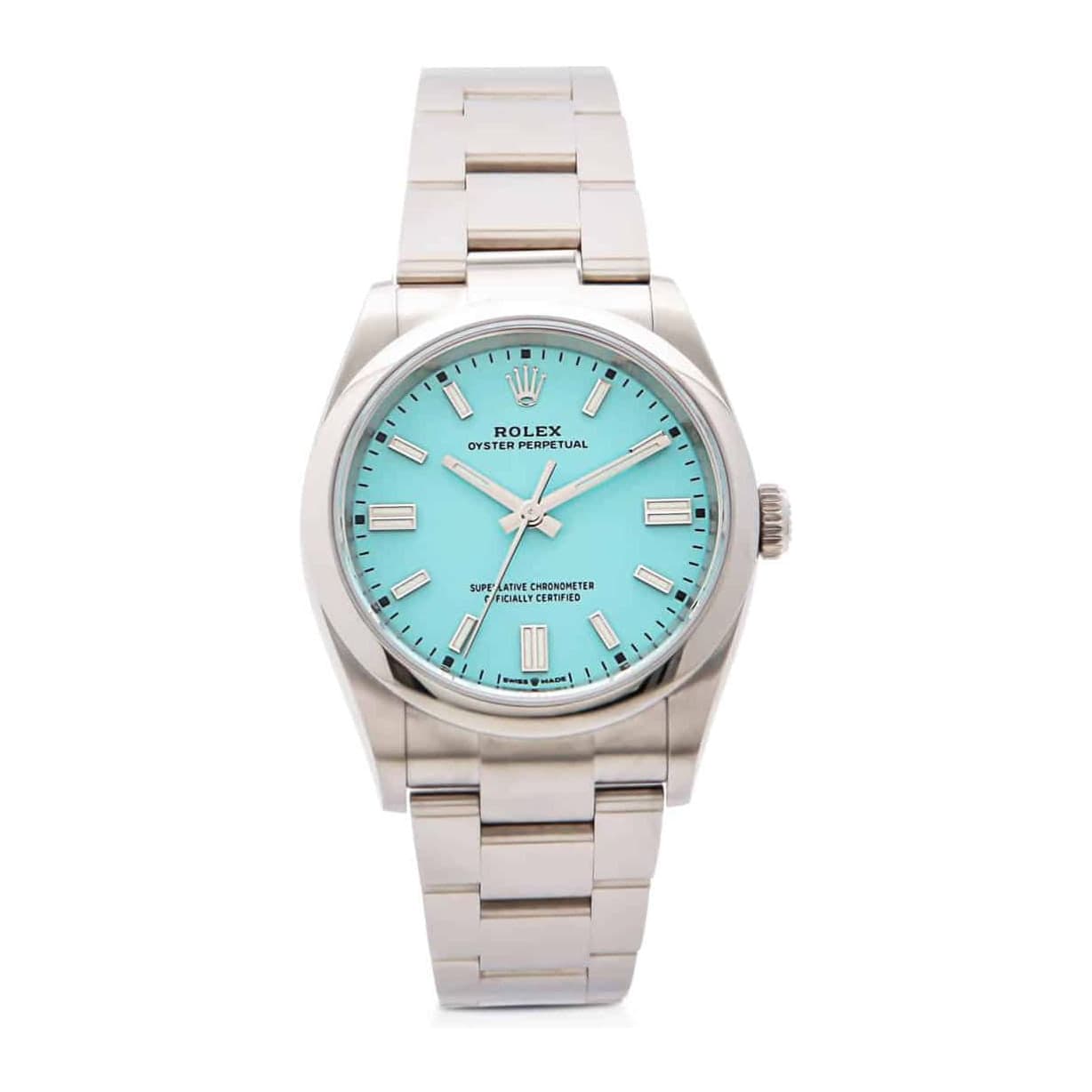 Rolex Oyster Perpetual 36mm Tiffany Dial Ref. 126000 · Oystersteel · 36mm
