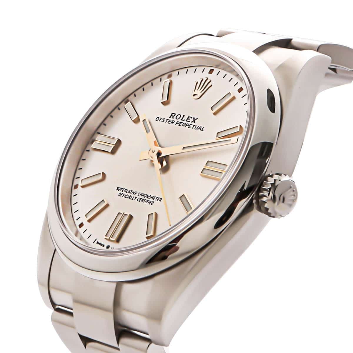 rolex-oyster-perpetual-steel-41mm-silver-dial-124300-crown