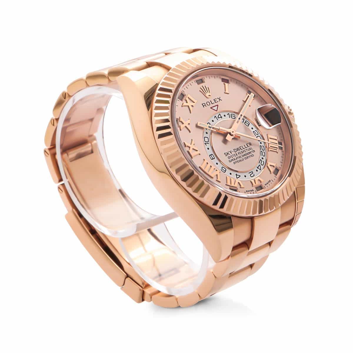rolex-sky-dweller-42mm-rose-gold-42mm-sundust-dial-326935-side