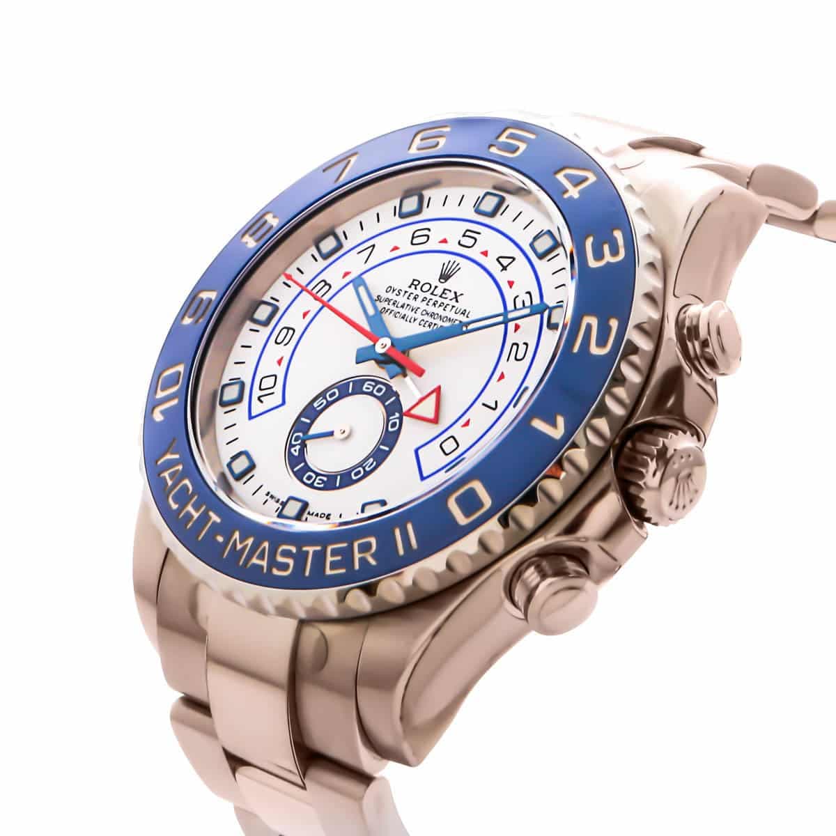 Rolex Yacht master II panama in steel with 41 mm blue dial