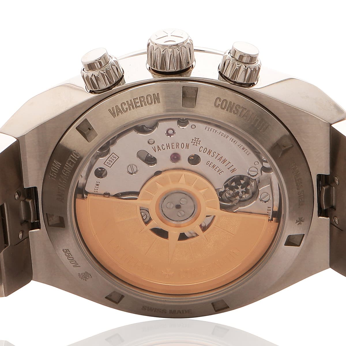 Vacheron constantin overseas chronograph 5500v back