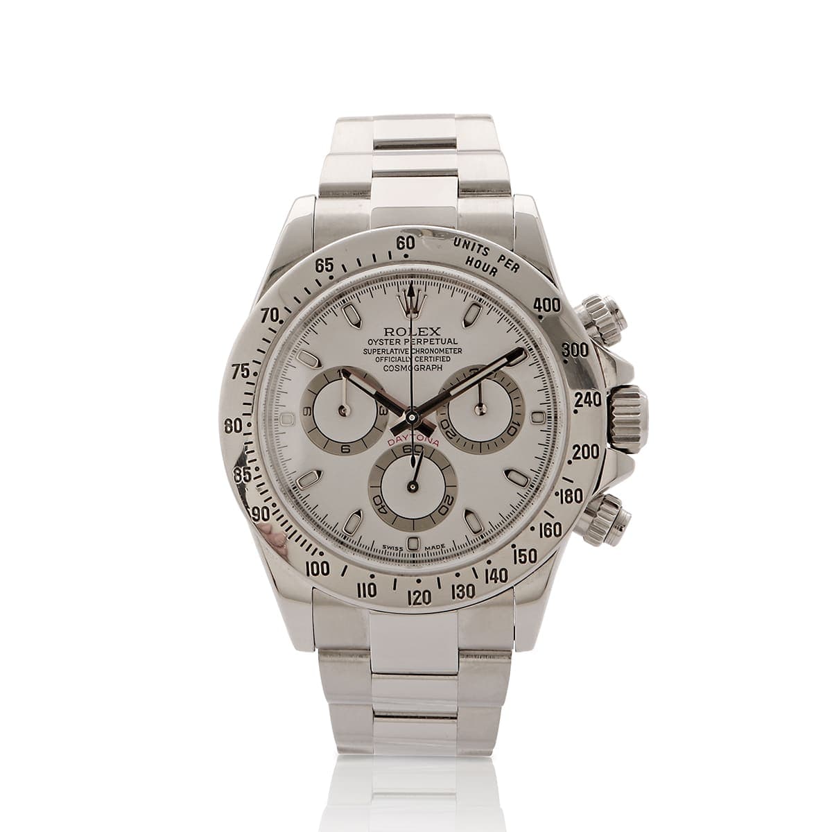 Rolex Daytona White Dial Ref. 116520 · Oystersteel · 40mm