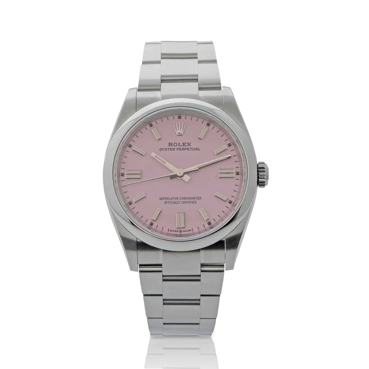Rolex Oyster Perpetual 36mm Pink Dial Ref. 126000 · Oystersteel · 36mm