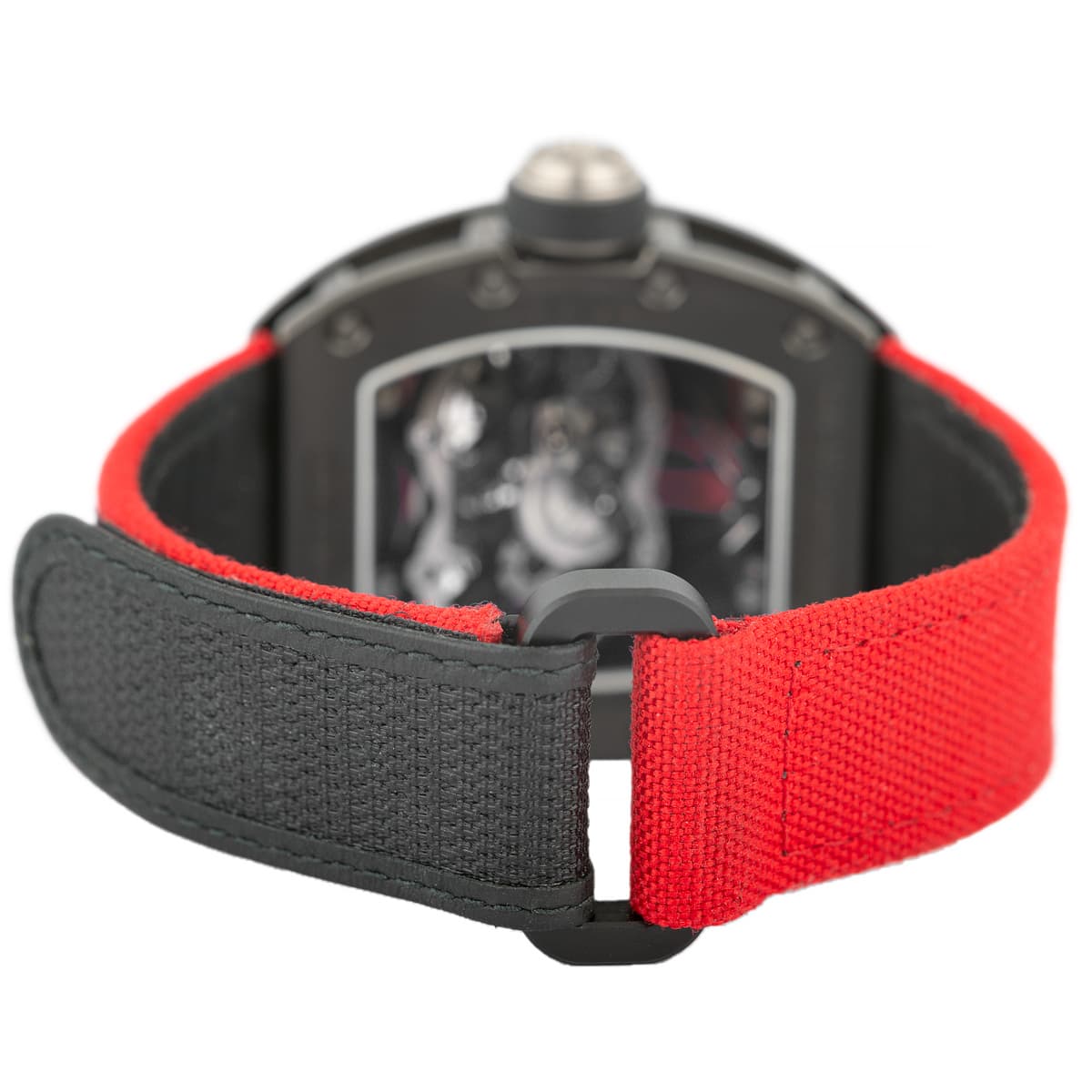 Richard Mille RM053 red and black velcro strap.