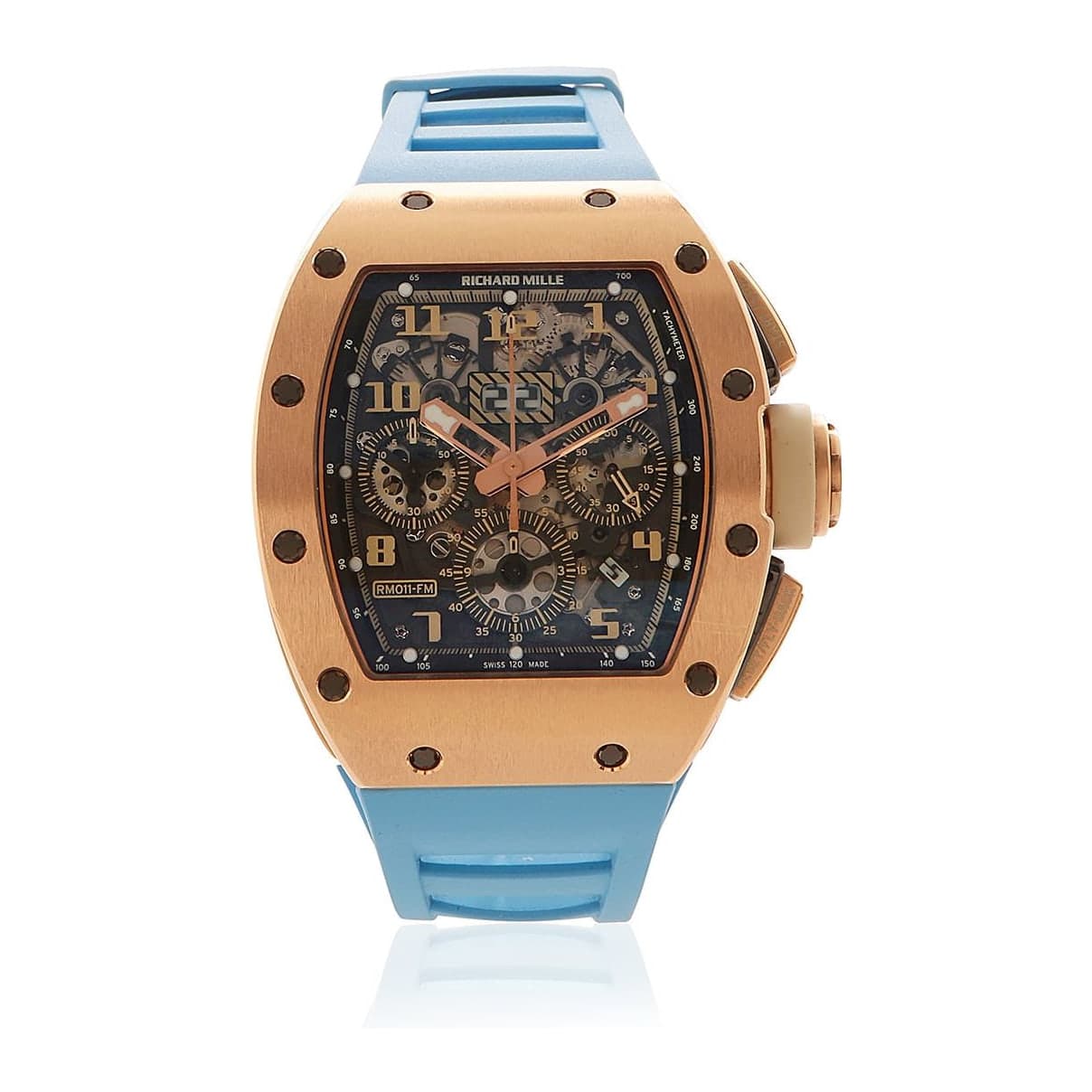 Richard Mille Ivory Ref. RM011 · Rose Gold · 50mm