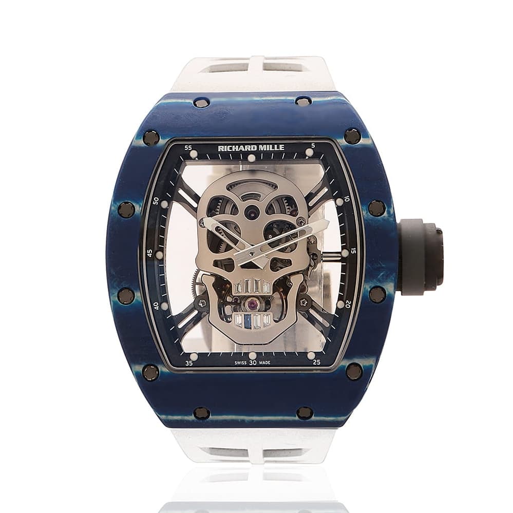 Richard Mille Blue Skull Ref. RM52-01 · Blue Quartz NTPT · 50x42mm