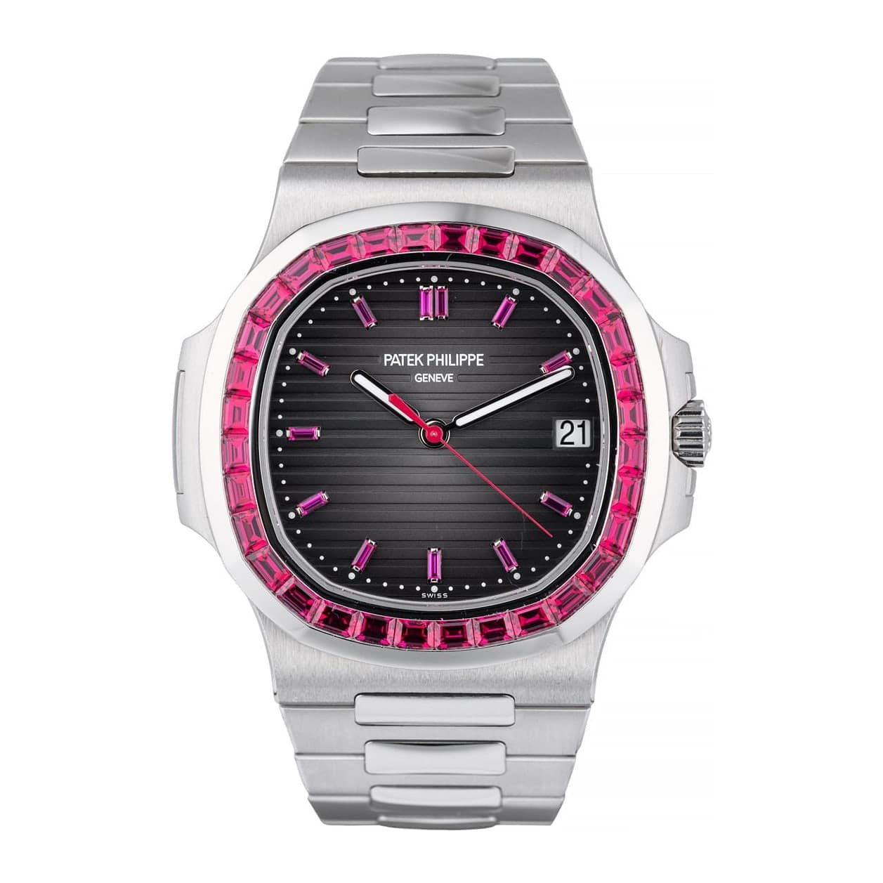 Patek Philippe Nautilus Ruby Ref. 5711/112P · Platinum · 40mm