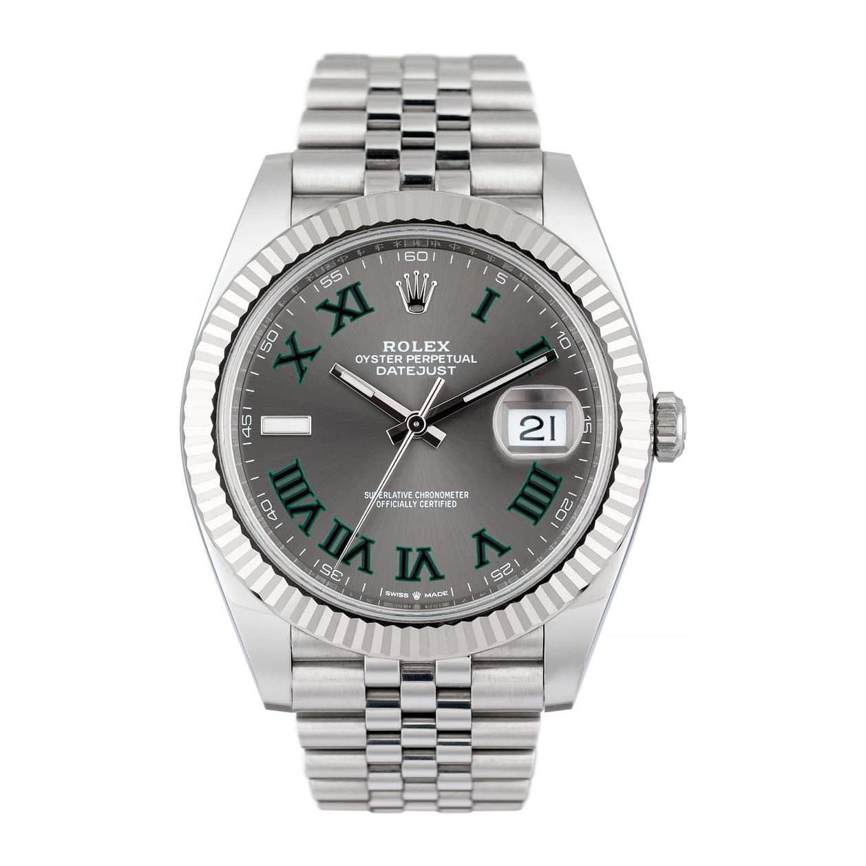 Rolex DateJust Wimbledon Dial Ref. 126334 · Steel · 41mm