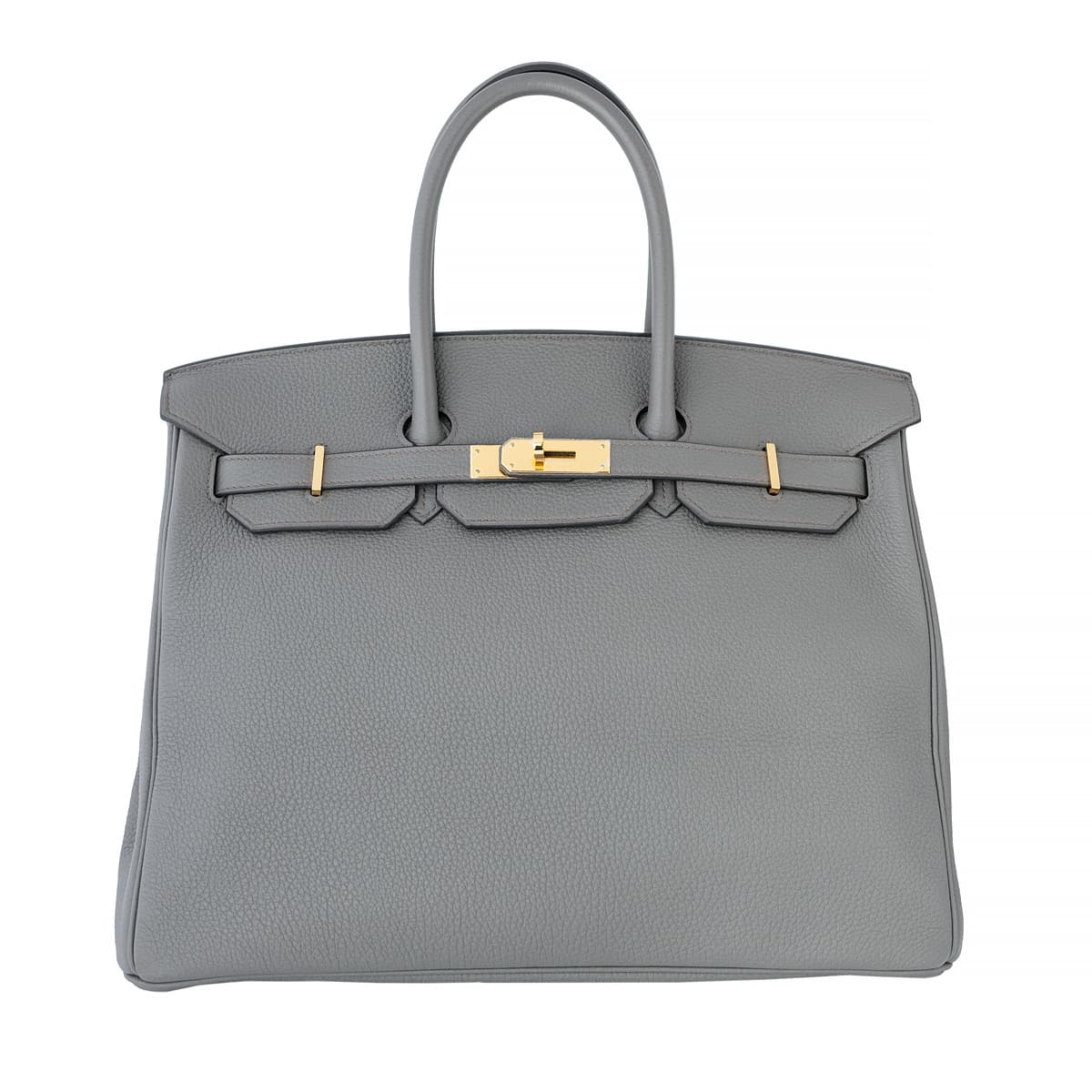 Hermès Birkin 35 Togo Etain Togo · Etain · Rose hardware