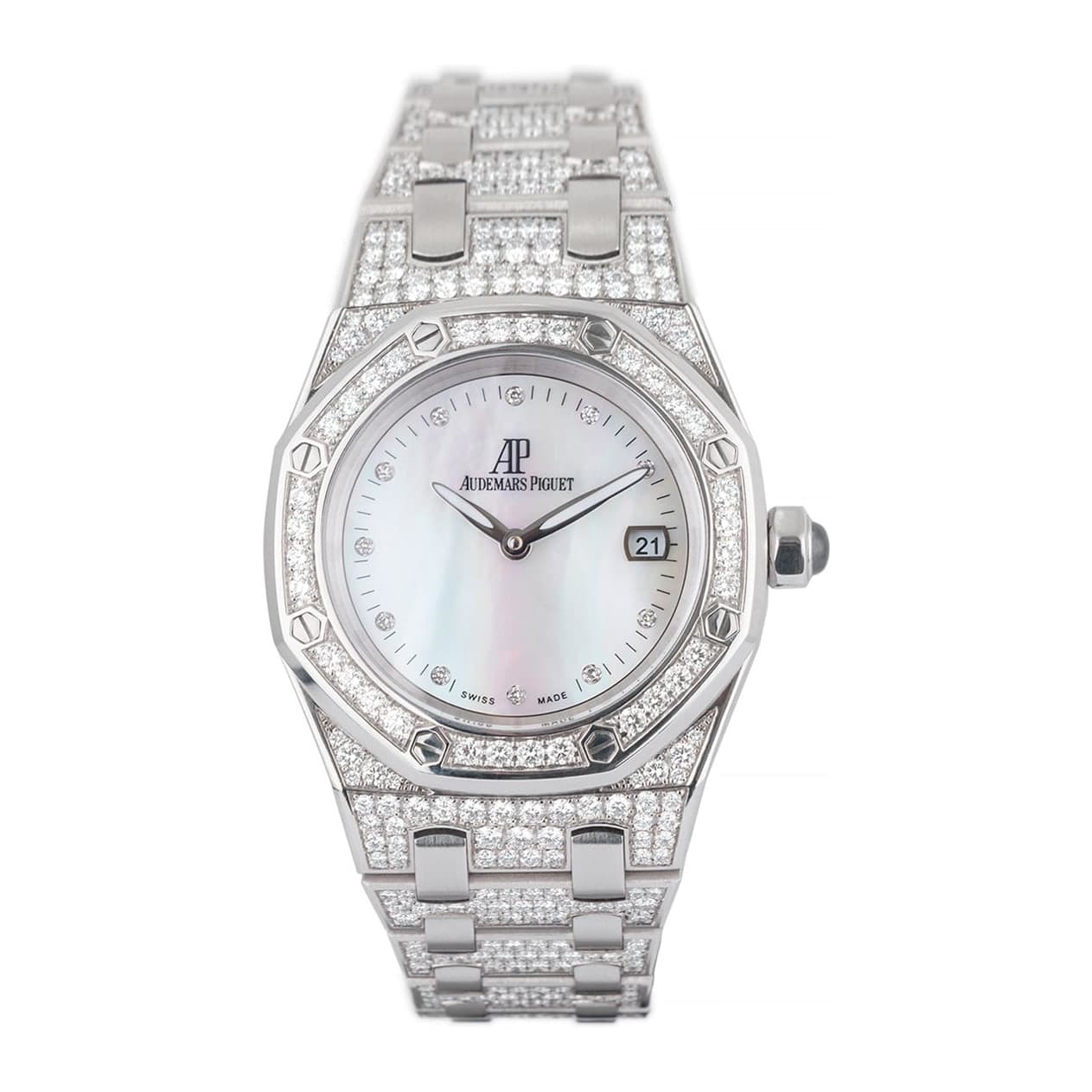 Audemars Piguet Royal Oak Ref. 67602BC.ZZ.1212BC.01 · 18ct White Gold · 33mm