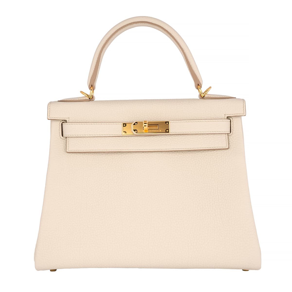 Hermès Kelly 28 Retourne Togo Gris Perle Togo · Gris Perle · Gold hardware