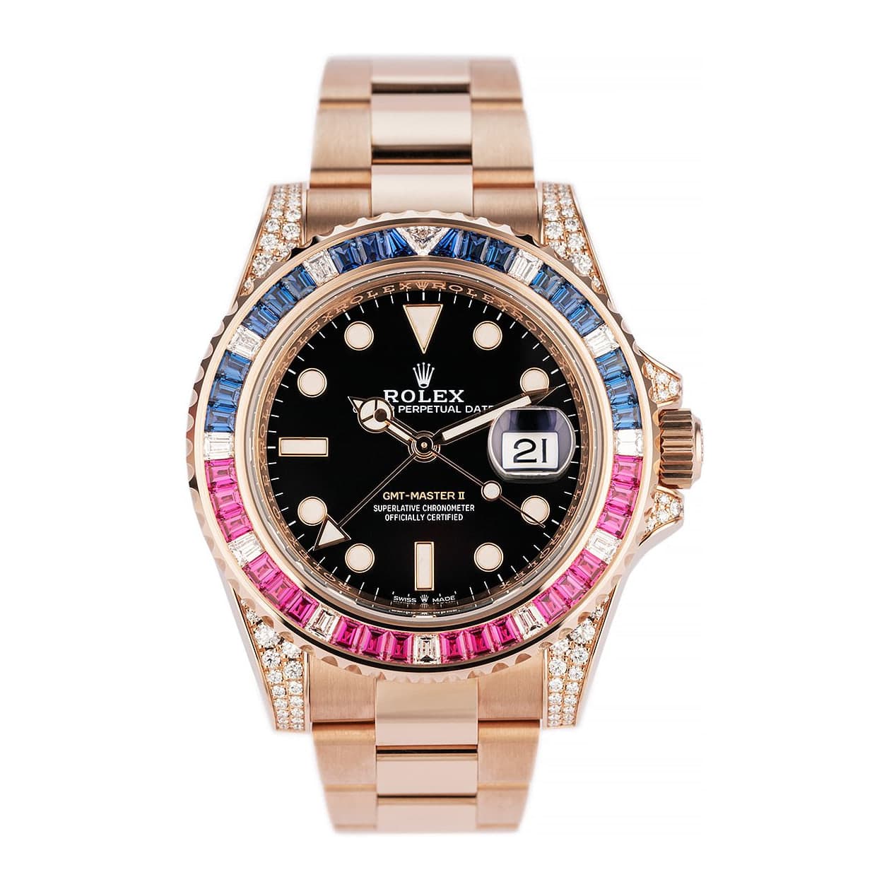 Rolex GMT-Master II Ref. 126755SARU · Everose Gold · 40mm