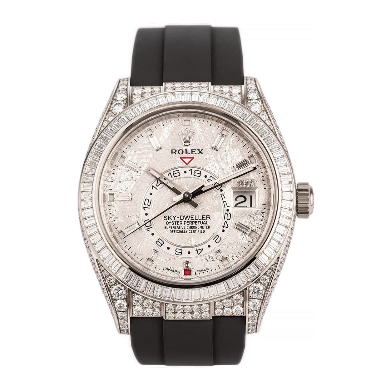Rolex Sky-Dweller Meteorite Baguette Dial Ref. 326259TBR · White Gold · 42mm