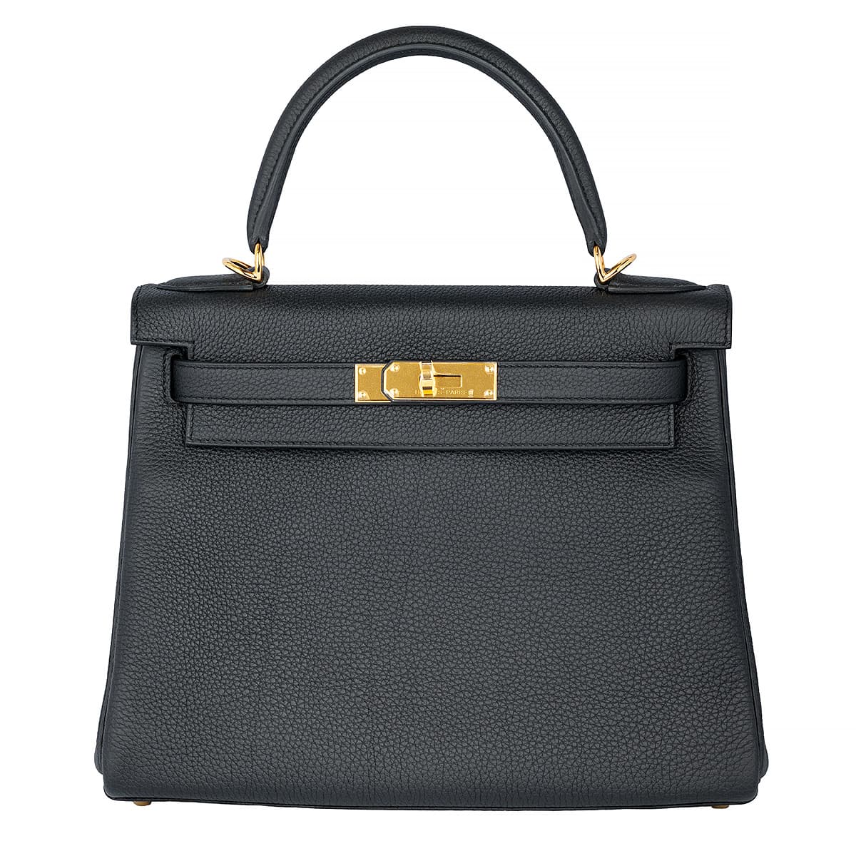 Hermès Kelly 28 Togo Black Togo · Black · Gold hardware