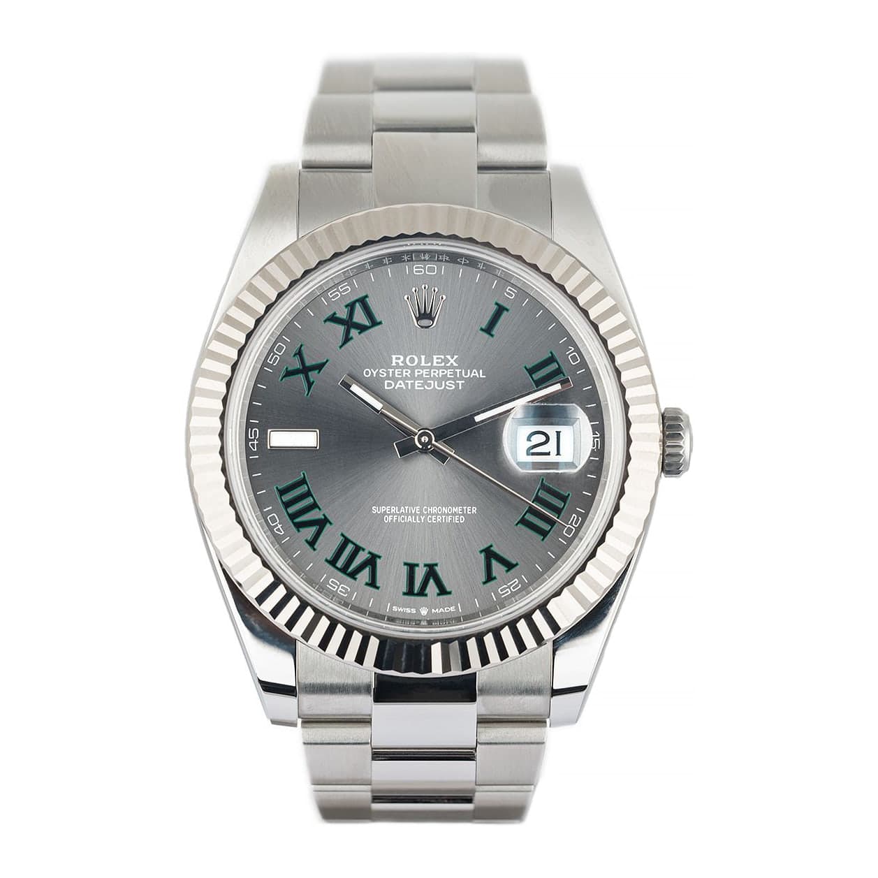 Rolex DateJust Wimbledon Dial Ref. 126334 · Steel · 41mm