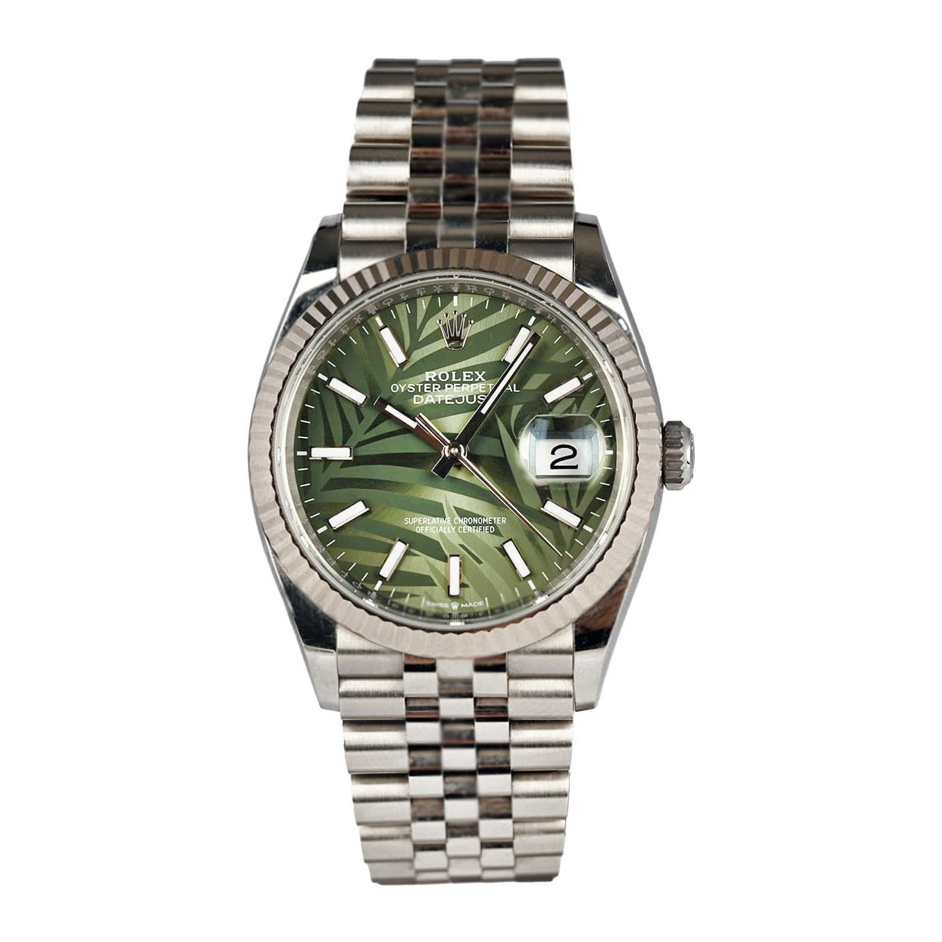 Rolex DateJust Palm Dial Ref. 126234 · Steel · 36 mm