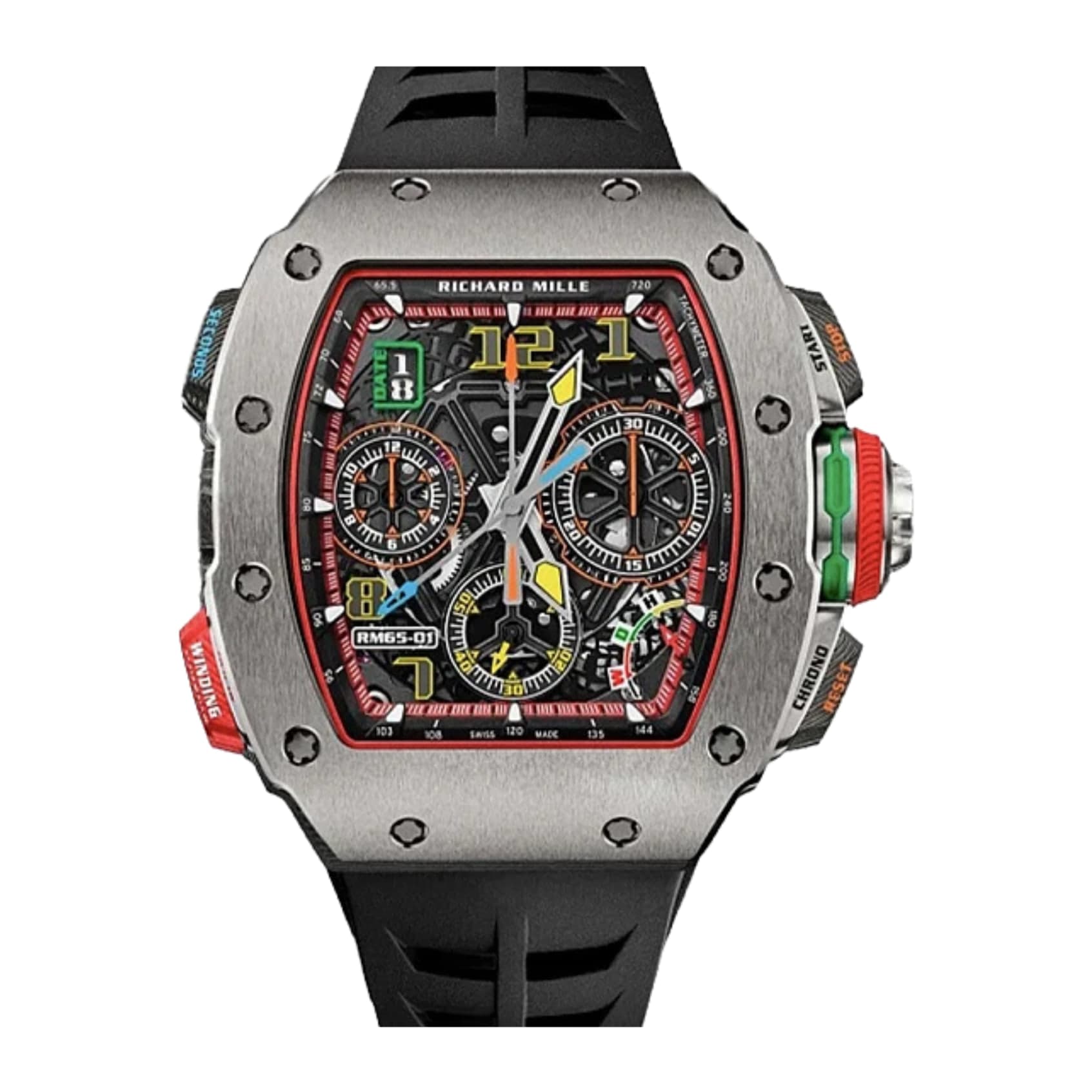 Richard Mille RM65-01 Ref. RM65-01 · Titanium · 44.5mm x 49.9mm