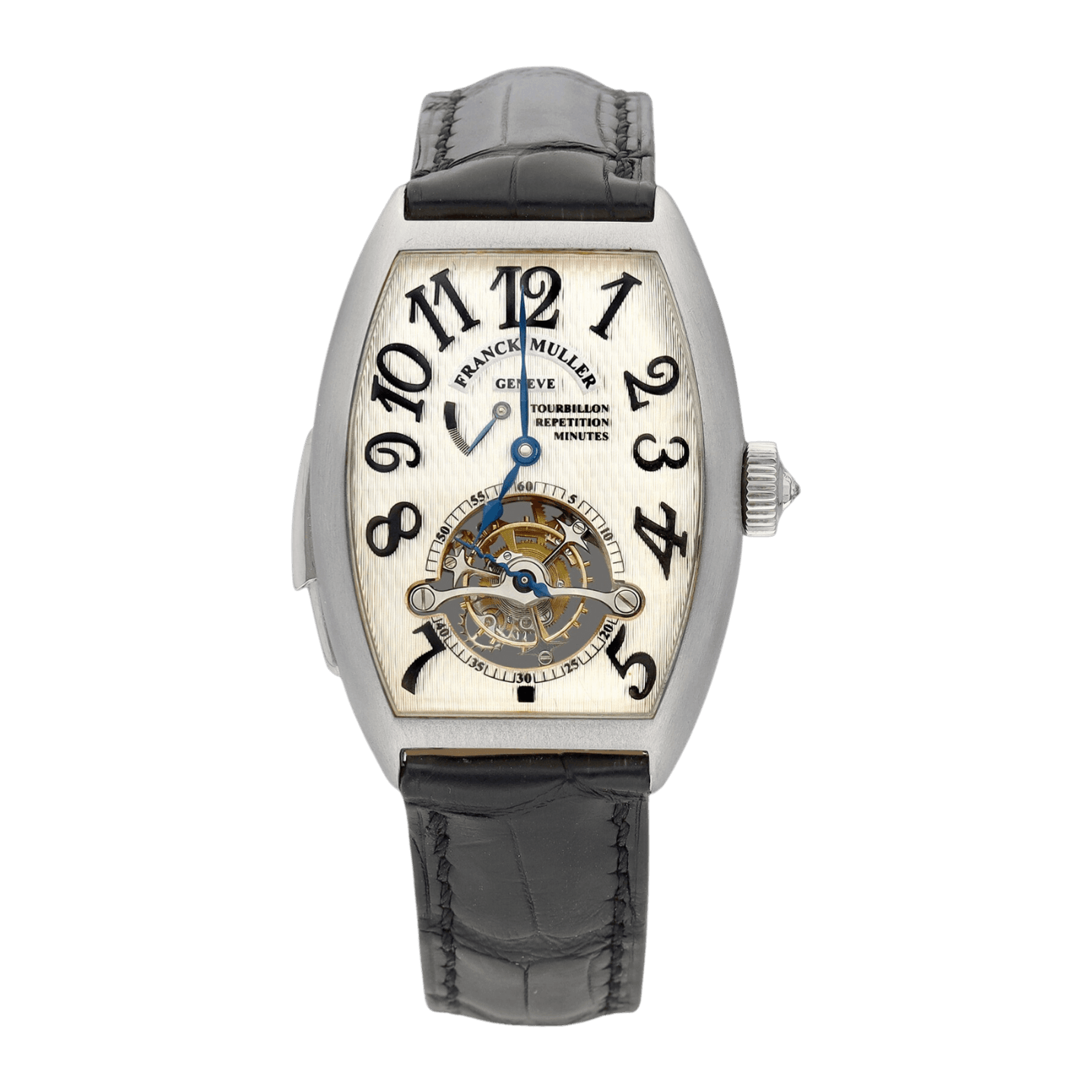 Franck Muller Curvex Imperial Tourbillon Minute Repeater Ref. 5850 RM T · Platinum · 32x45mm