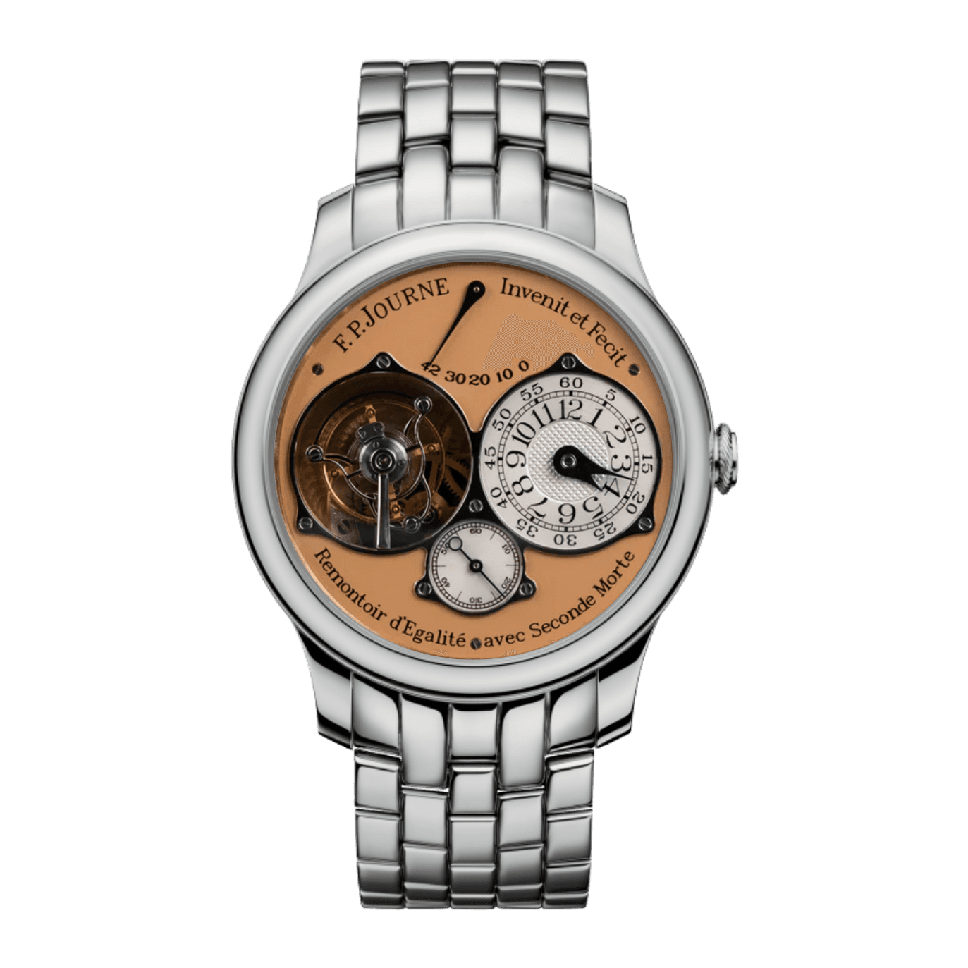 F.P.Journe Tourbillon Souverain Salmon Dial Ref. 04TN Calibre 1403 · Platinum · 40mm