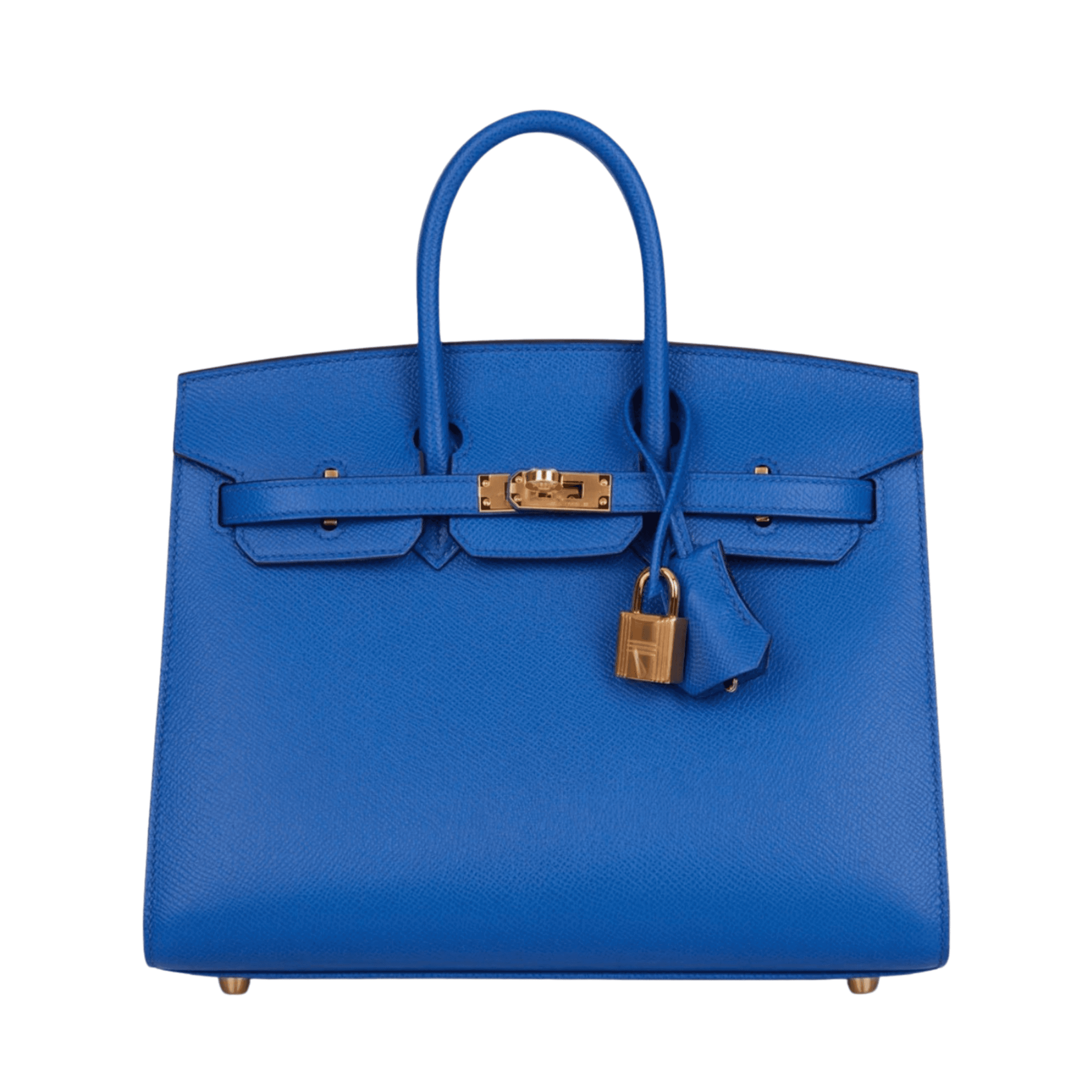 Hermès Birkin 25 Epsom Bleu France Epsom · Bleu France · Gold hardware