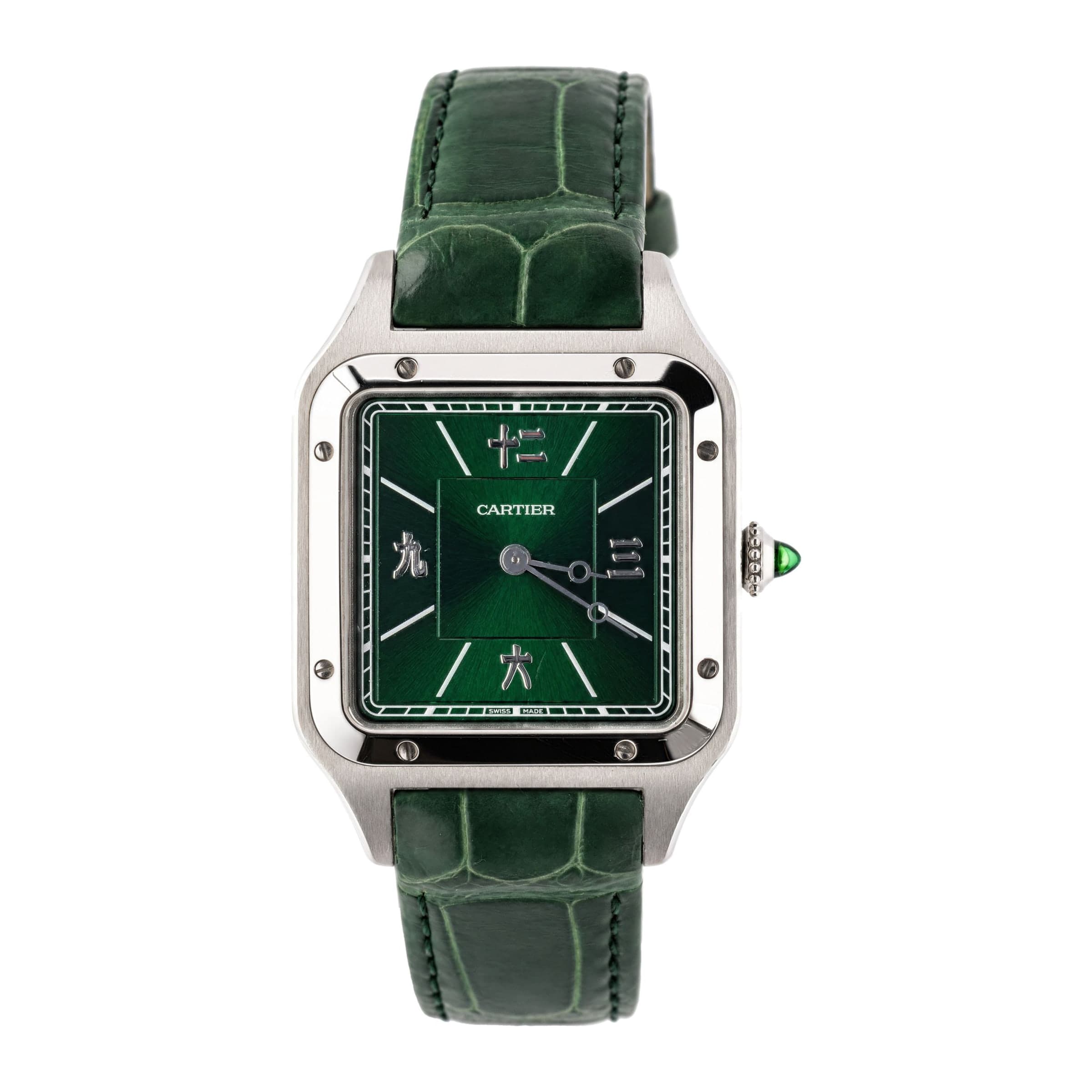 Cartier Santos-Dumont “Les Flaneurs” Ref. WSSA0066 · Stainless Steel