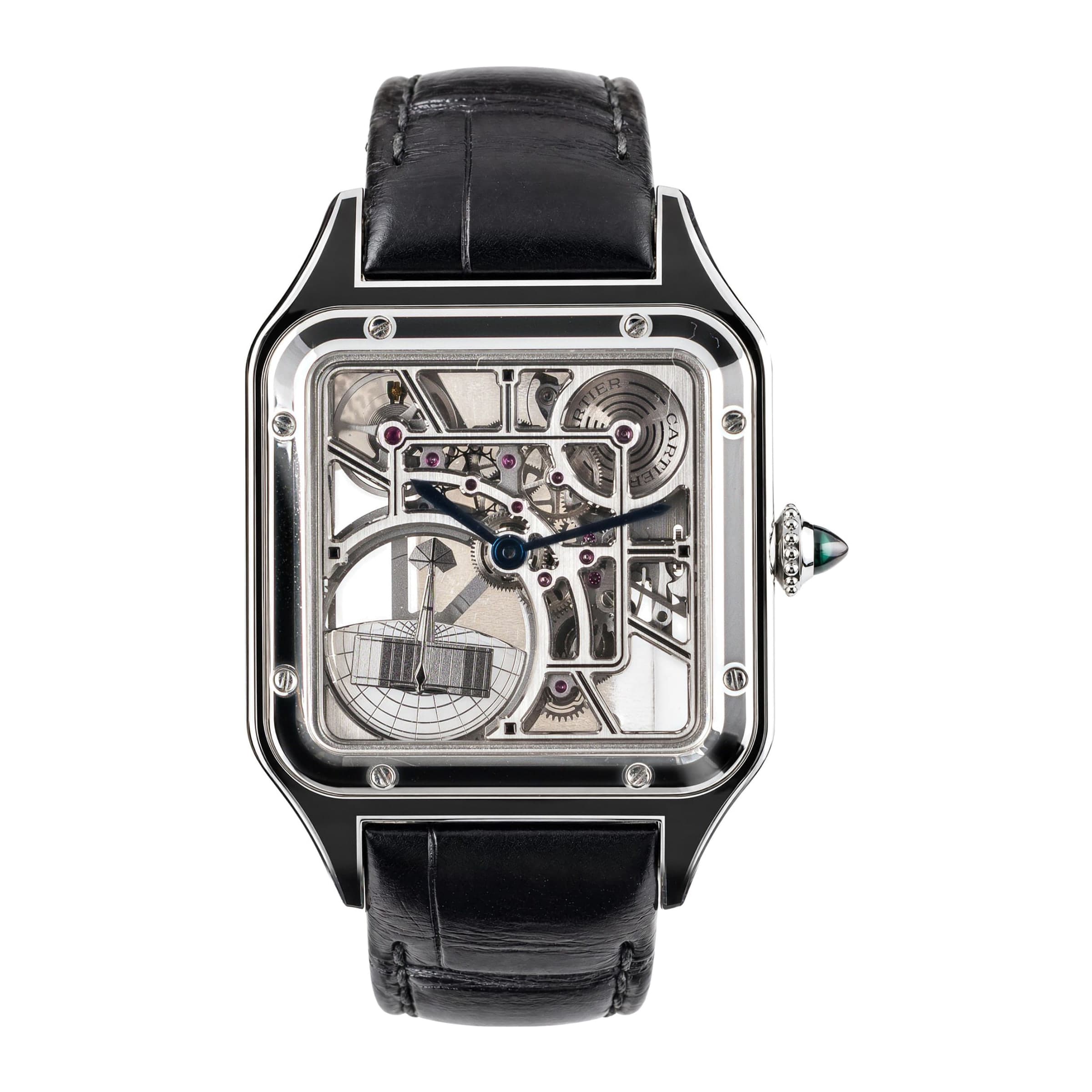 Cartier Santos Dumont Skeleton Ref. WHSA0044 · Stainless Steel · 43.5mm