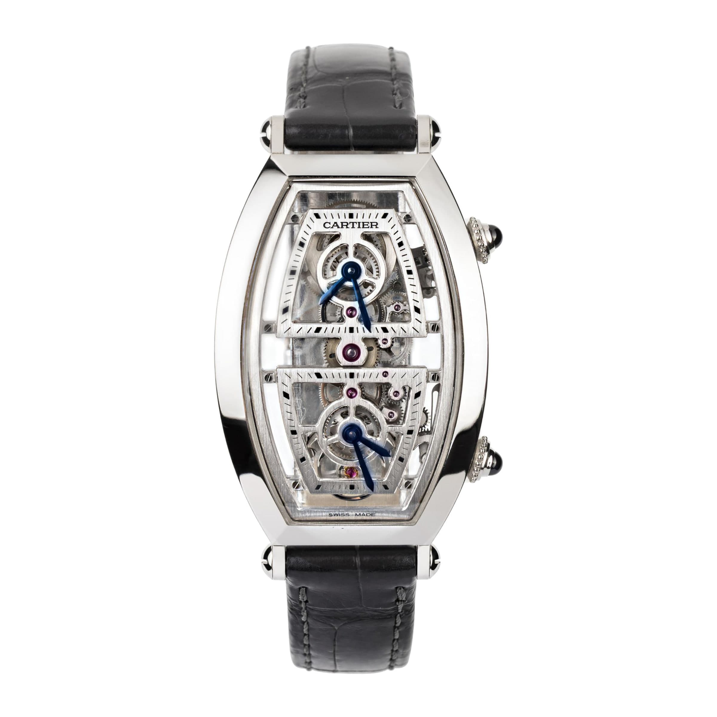 Cartier Privé Tonneau Skeleton Ref. CRWHTN0006 · Platinum