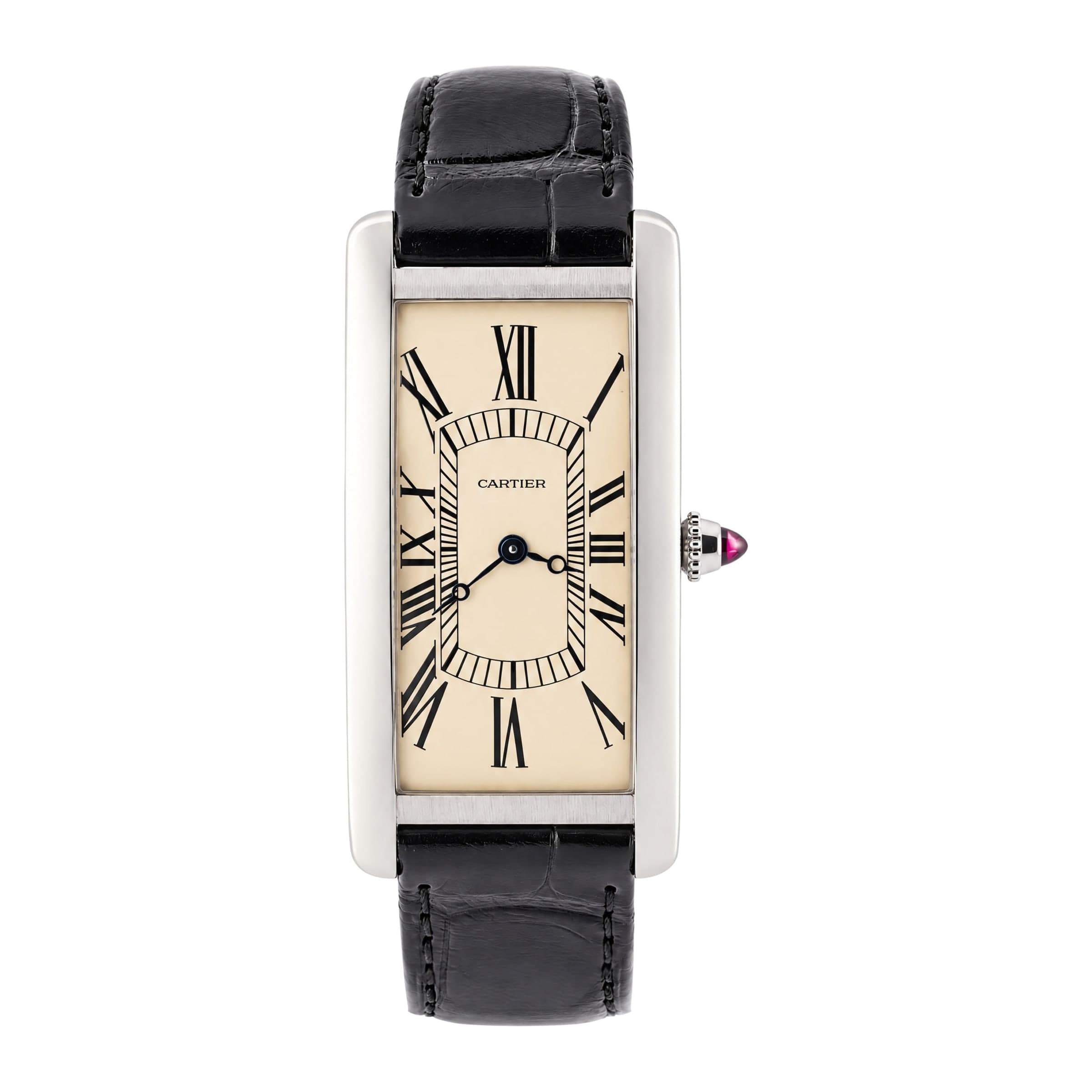 Cartier Tank Cintrée Réédition Ref. WGTA0193 · Platinum · 46mmx23mm